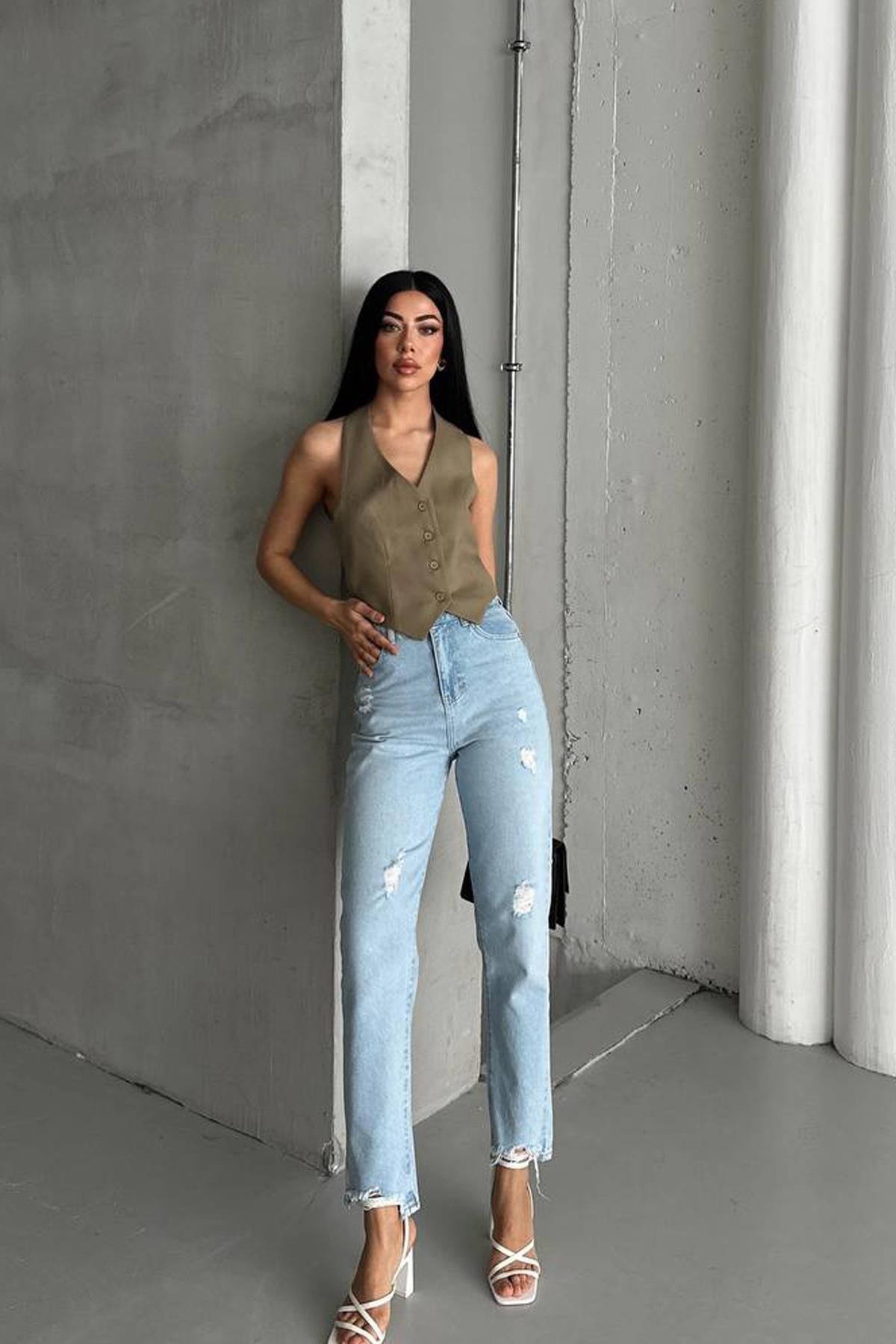 İstangül Butik Street Soul Jean Mom Jean
