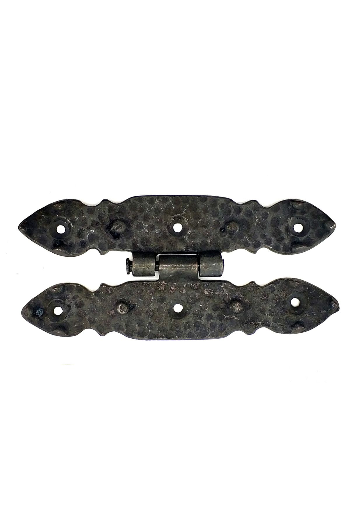feifei Antika Tarz Dekoratif Pirinç Düğmeli Menteşe - 142x69 Mm Oksit - AYS3368-8974