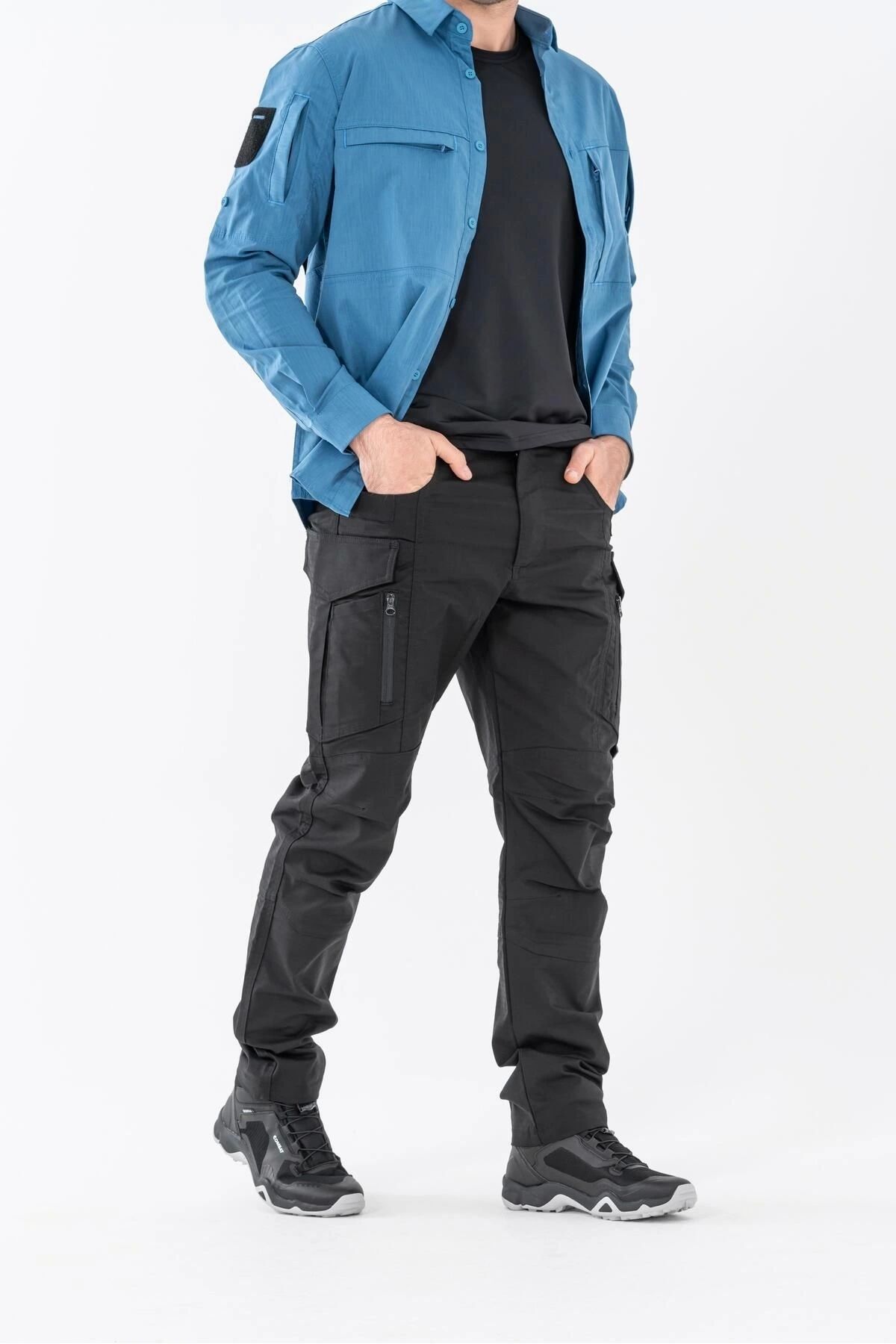 Astüm Askeri Malzeme Outdoor Taktik Pantolon Ripstop Çok Cepli Kargo Pantolonu - 516