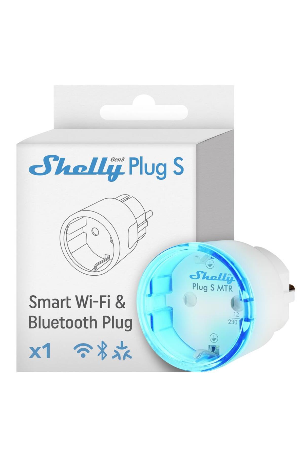 Shelly Plug S Gen3 Matter Destekli Akıllı Priz