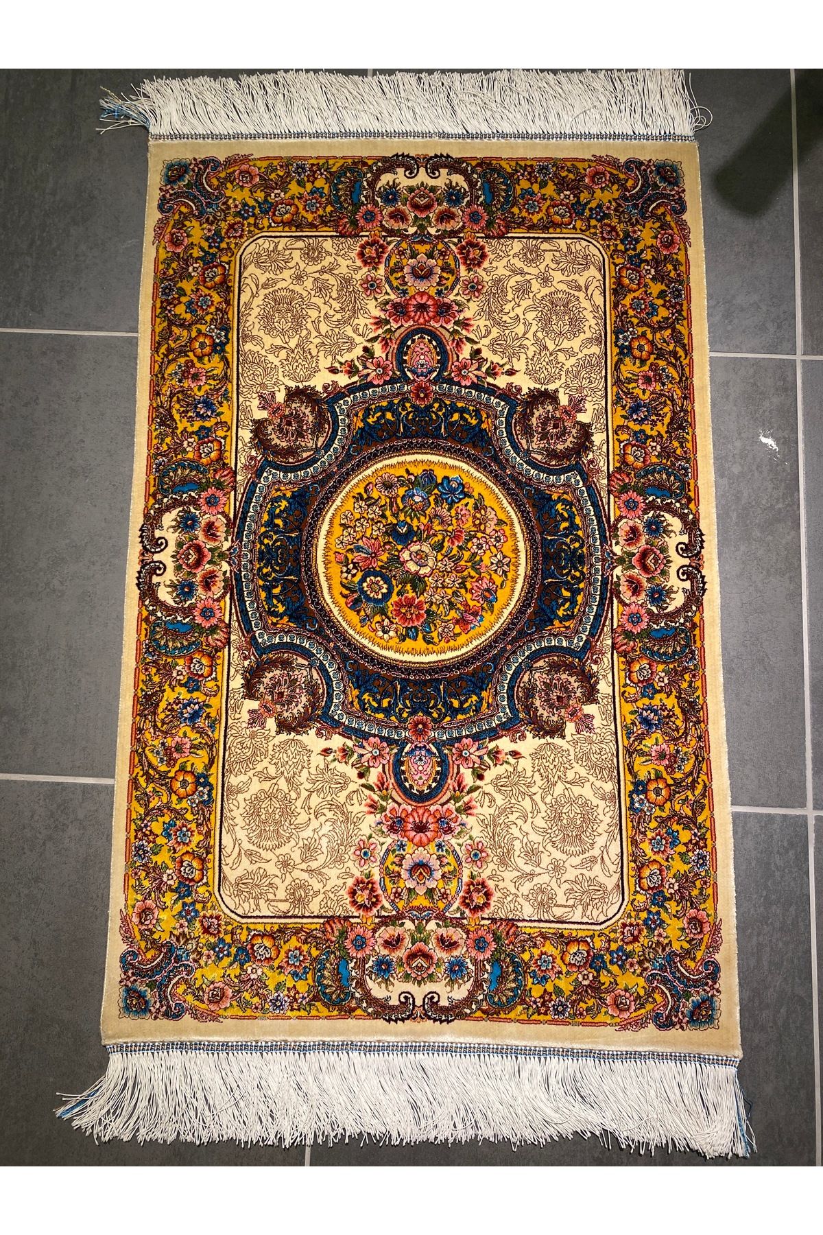 HSD Saf ipek iran halı 60x90