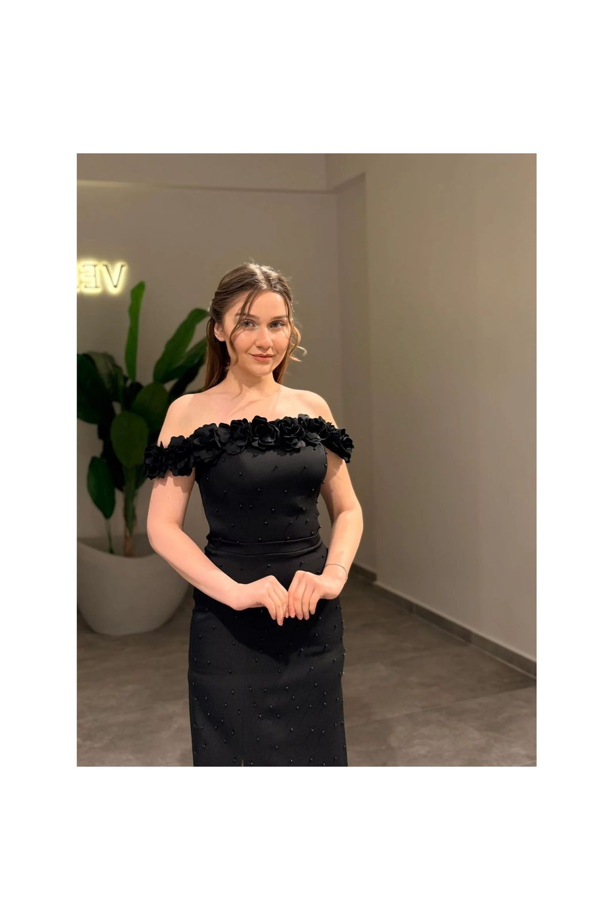 Verda Moda YENİ VERDA MODA KADIN AYPERİ ABİYE ELBİSE AYPERİ