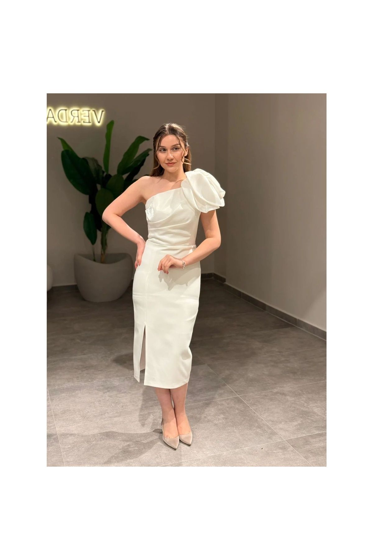 Verda Moda YENİ VERDA MODA KADIN TEDRA ABİYE ELBİSE TEDRA