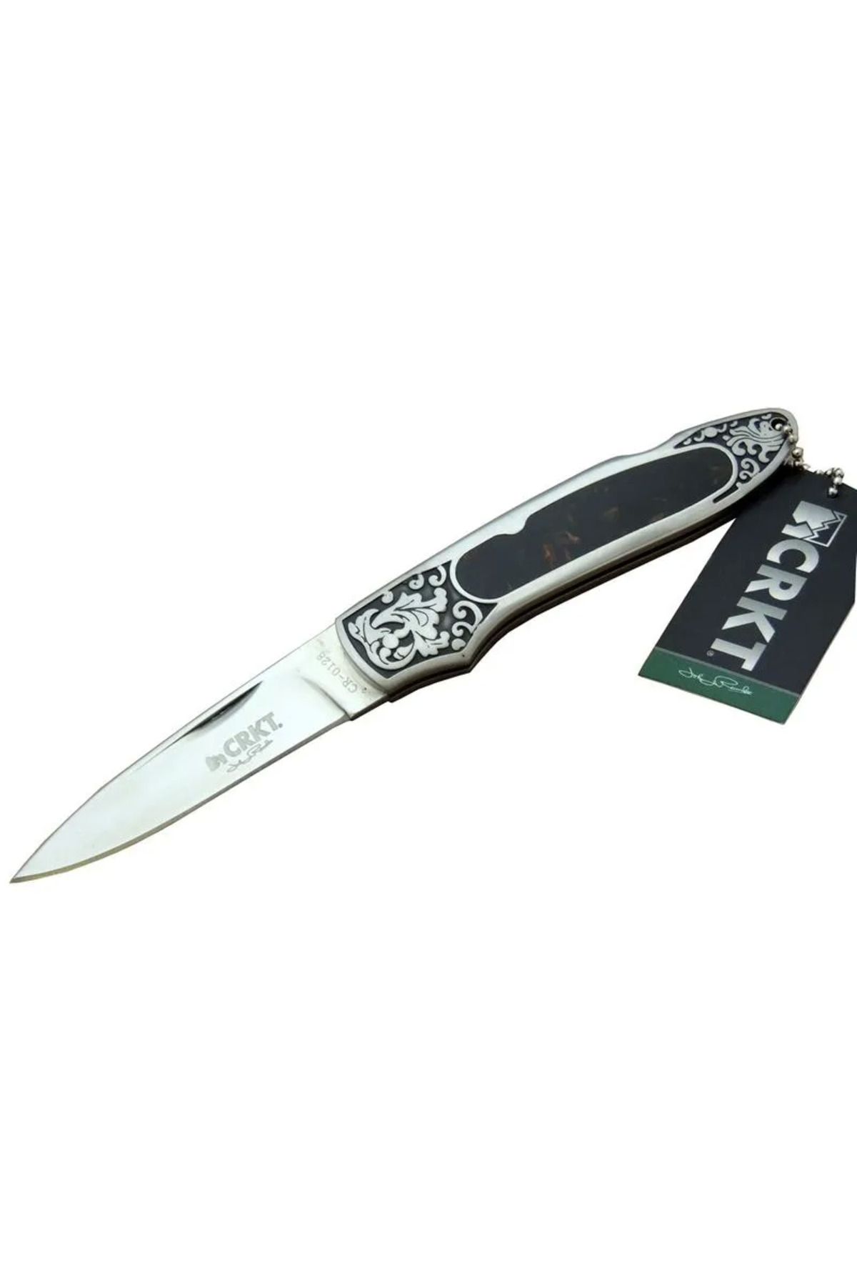 gizmurstore Cr 0128 Khv Kamp Çakı 18 Cm - Metal Desenli Sap Kılıflı Kutulu - GMS9424-2398