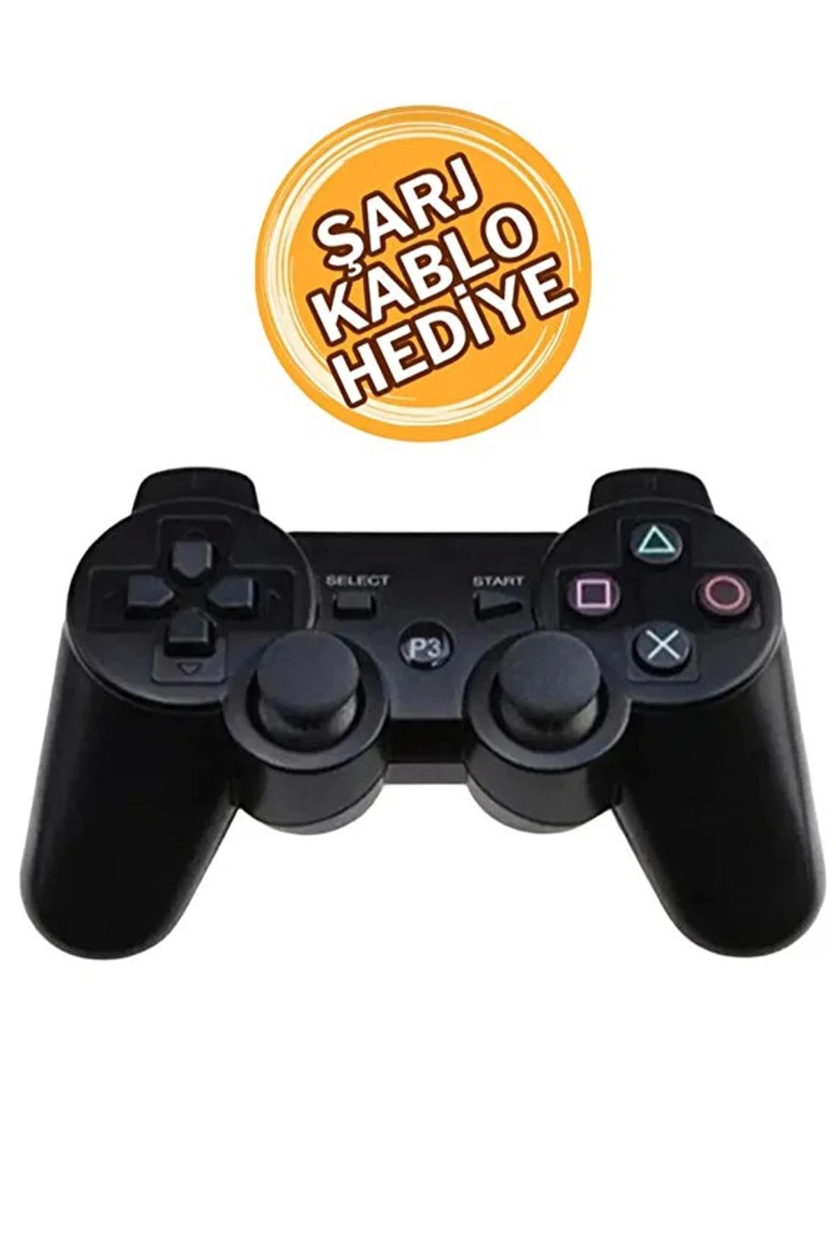 karadağsb Ps3 Kablosuz Analog Oyun Kolu Oyuncu Konsolu Dualshock Wireless Joystick Controller