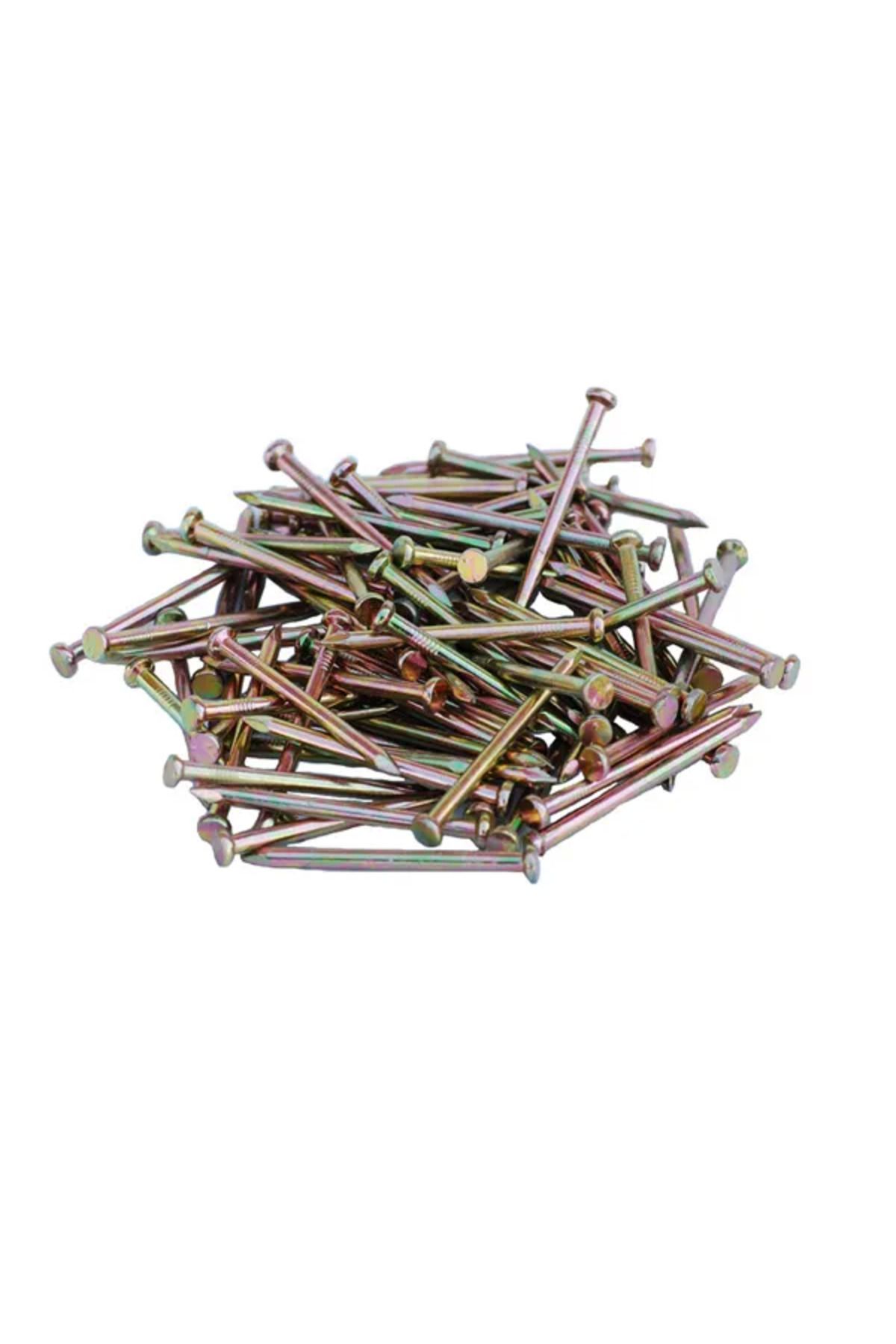 gizmurstore Sarı Çelik Çivi - 2x30 Parke Ve Süpürgelik Çivisi 100