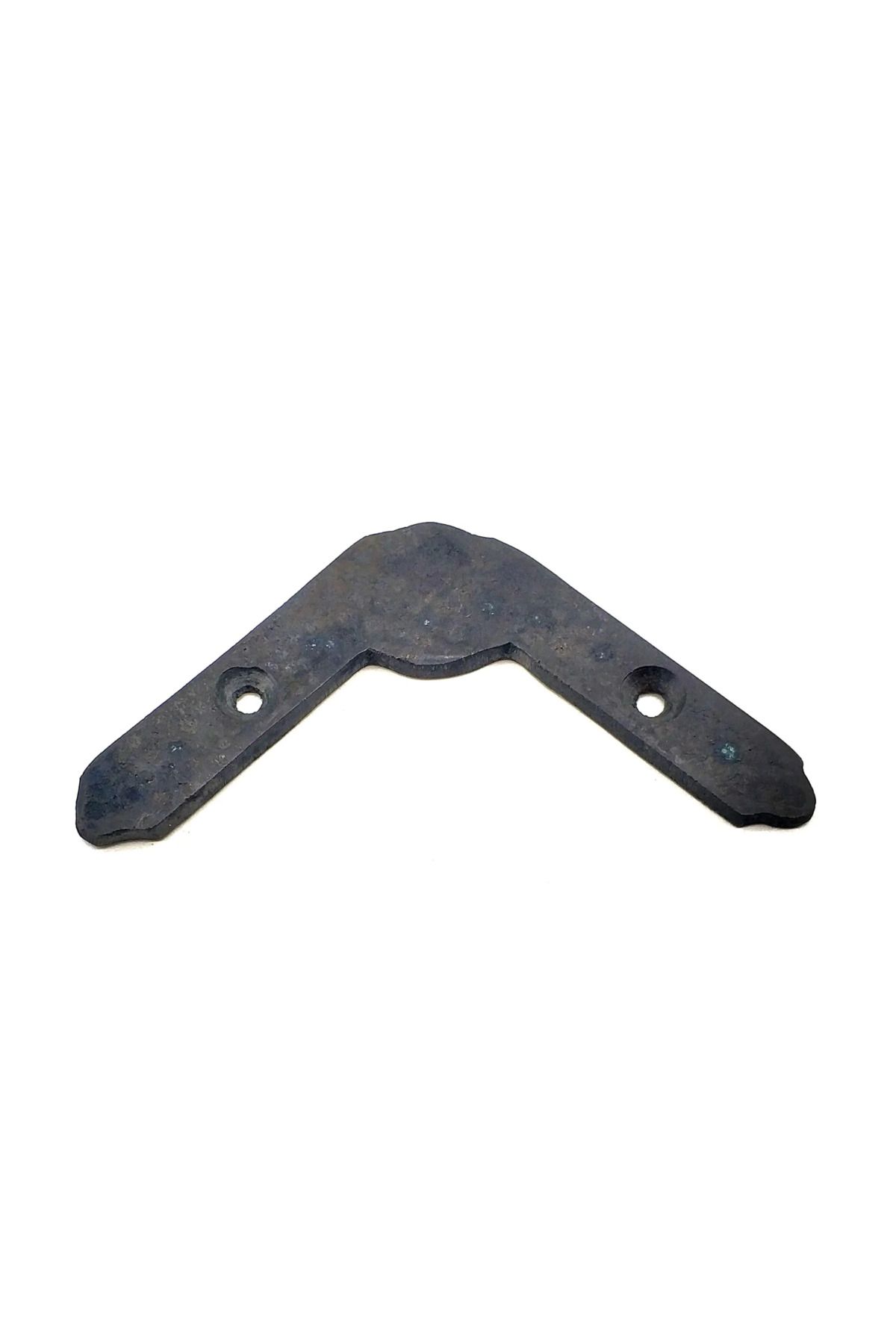 gizmurstore Antika Tarz Dekoratif Pirinç Dövme Gönye - Üst 80x80mm Oksit - GMS4016-8364