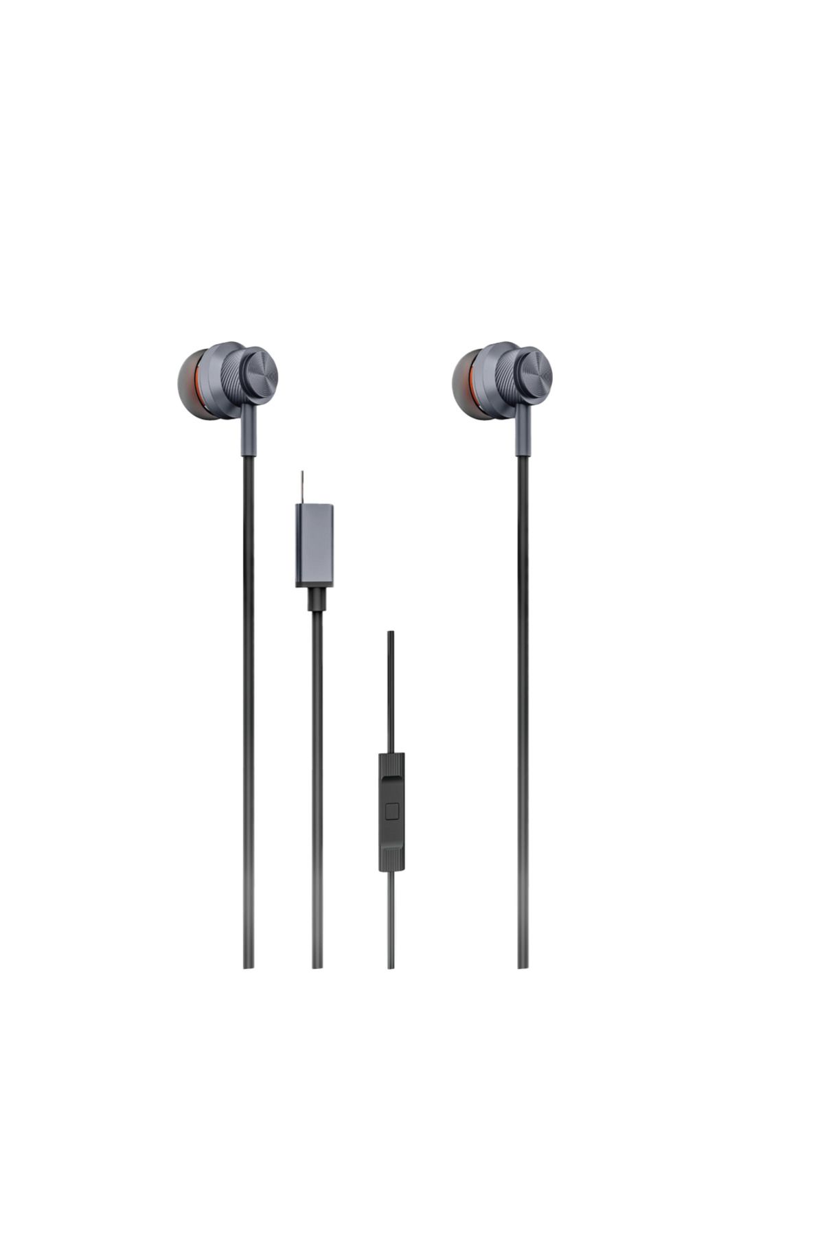 Nettech NT-42 Type-C Girişli Kulak İçi Kulaklık (Siyah)