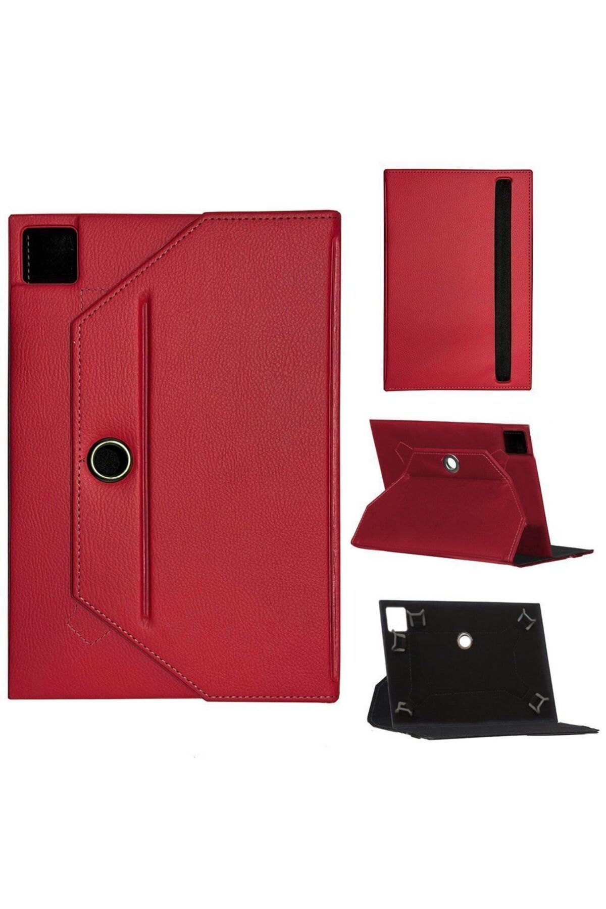 EYKA ELEKTRONİK İpad Pro 12.9 A1584 Universal Standlı Tablet Kılıfı Kırmızı