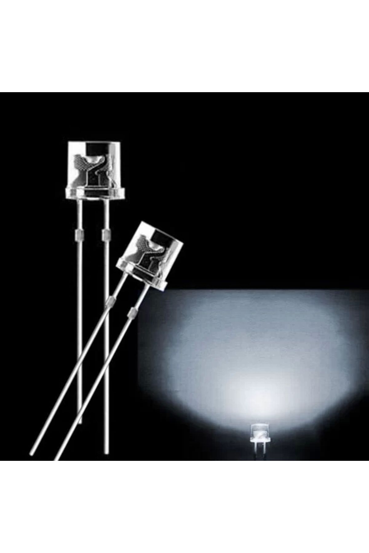 TIEE 5mm Kesikbaş LED Beyaz