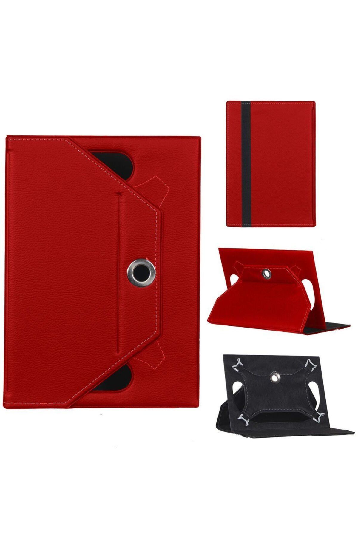 EYKA ELEKTRONİK Welio Tab M108 Universal Standlı Tablet Kılıfı Kırmızı