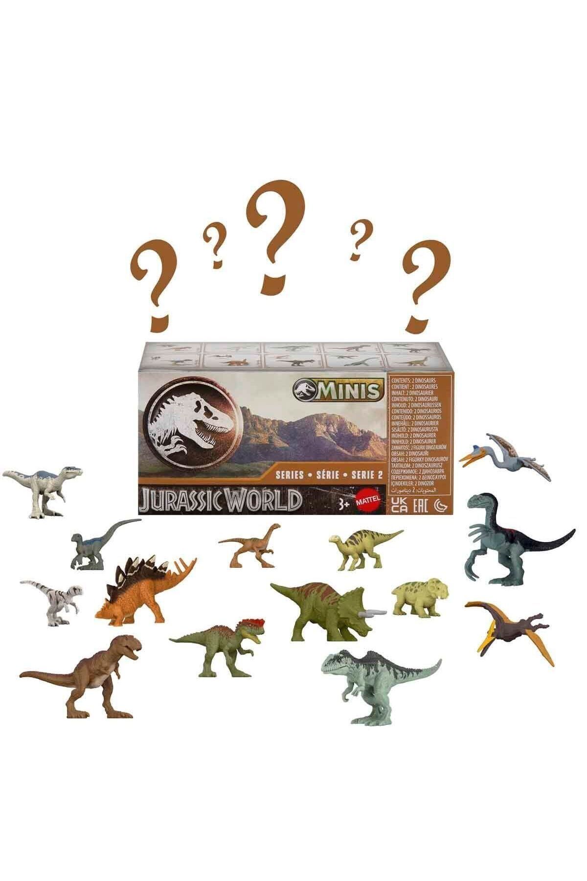 melfxxl eticaret GWP38 Jurassic World Sürpriz Paketli Mini Dinozor Figürleri
