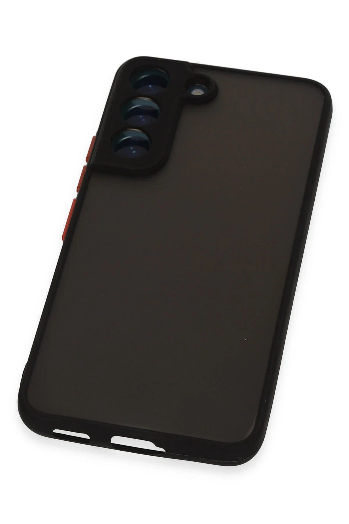 NewFace Samsung Galaxy S22 Kılıf Montreal Silikon Kapak - Siyah MRAYD