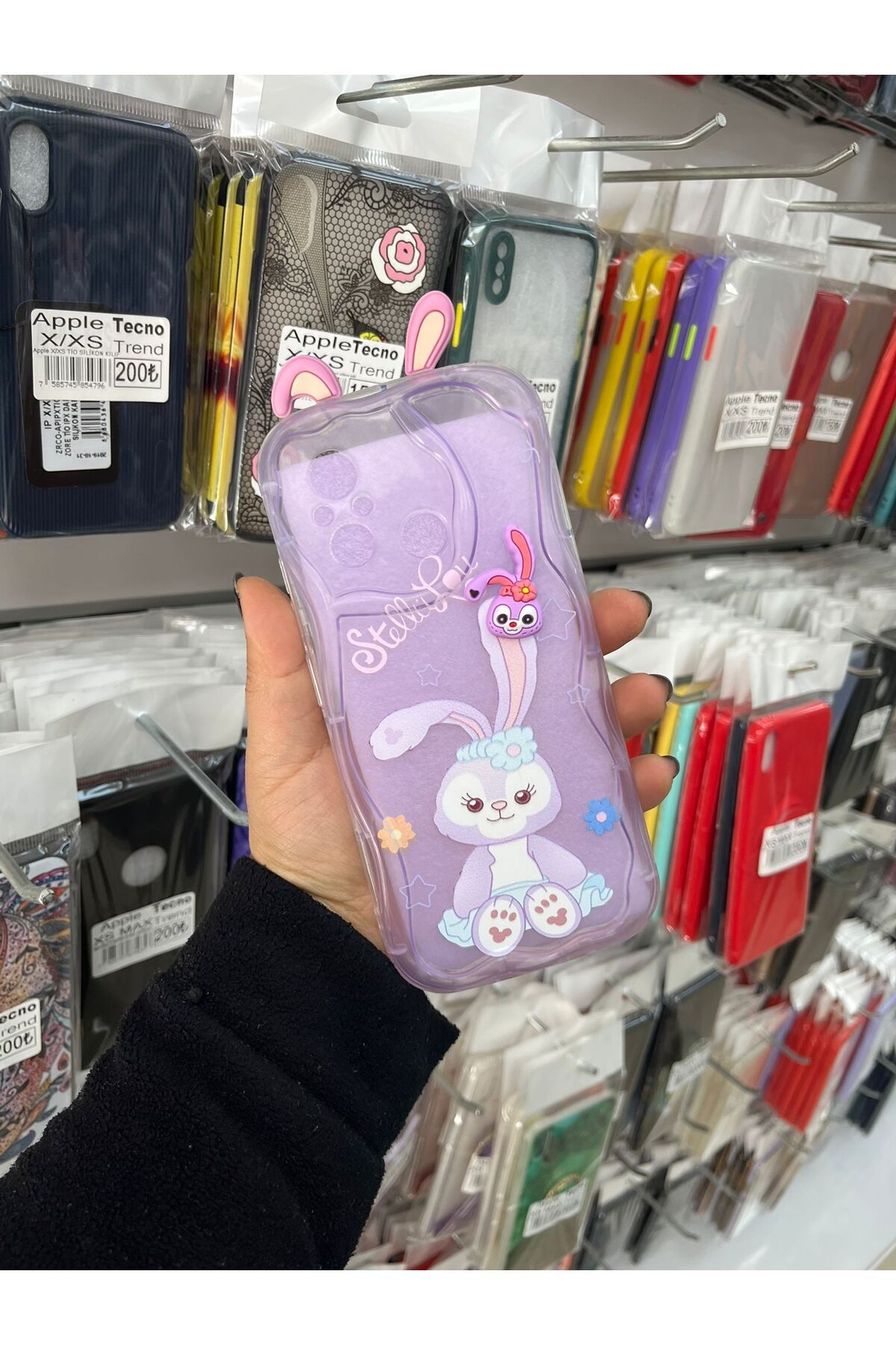TECNOTREND Xiaomi Redmi 12C Uyumlu 3D Desenli Kromi silikon kılıf