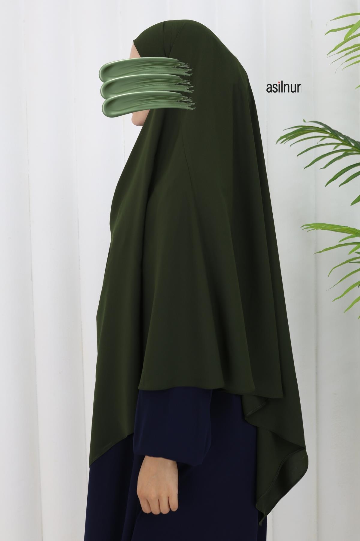 ASİLNUR-Vera Single Layer Soufflé Khaki 5