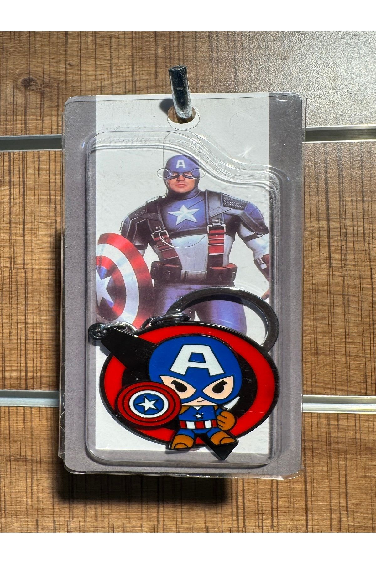 FLATSTORE Captain America Metal Anahtarlık