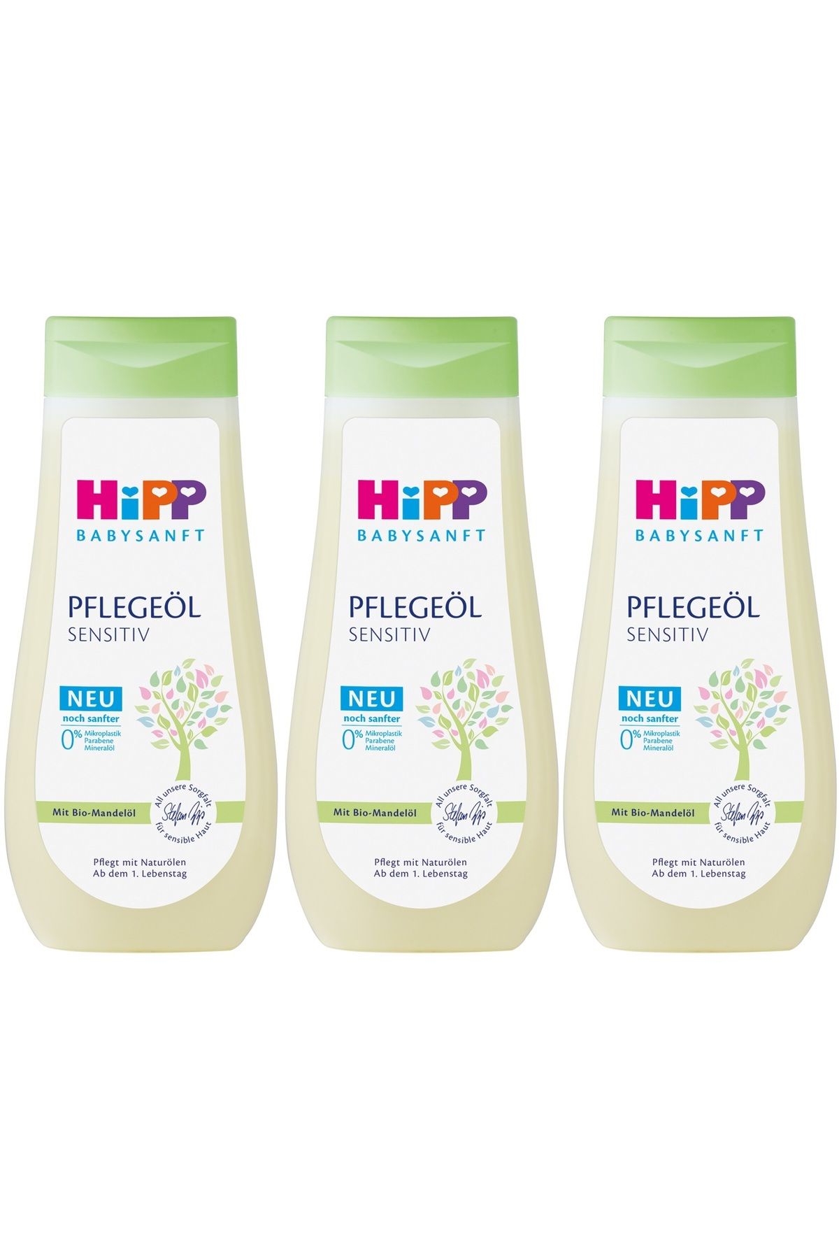 Hipp Babysanft Bebek Bakım Yağı/Pelegeöl Sensıtıv 200ML (3 Lü Set)