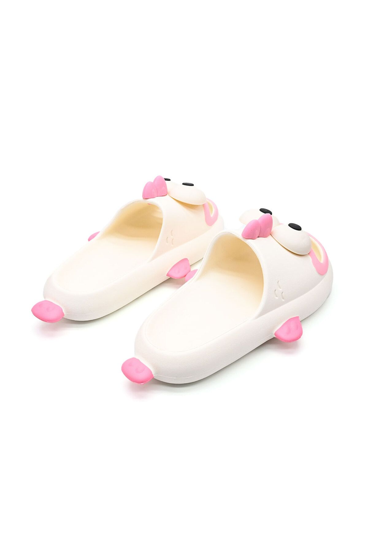 Tmall-Women's Slippers, With Ugly Fish Cartoons, Foam, Pd1036, White 4