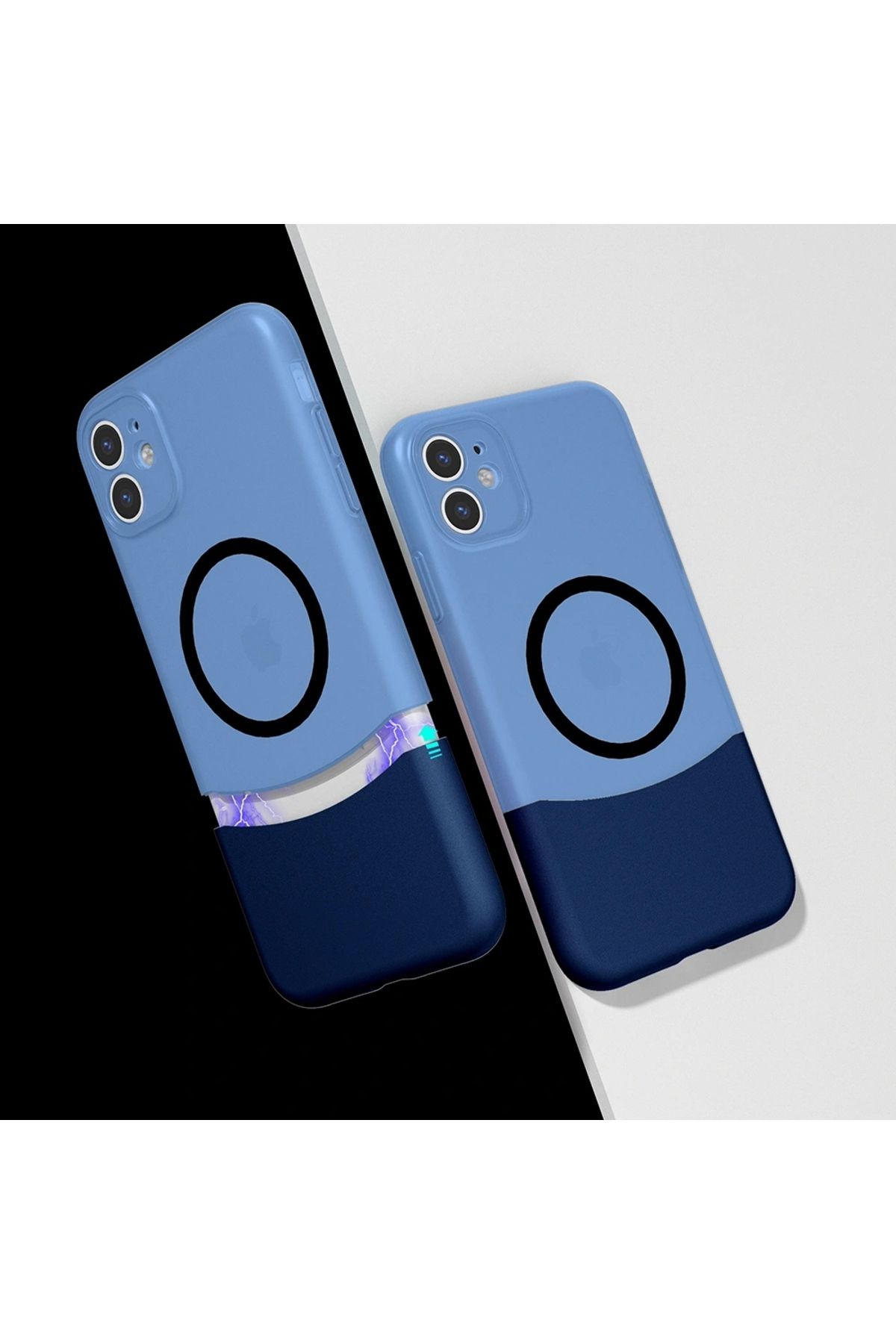 Redclick Apple iPhone 11 Kılıf M-Safe Şarj Özellikli Mıknatıslı Redclick Duble Kapak