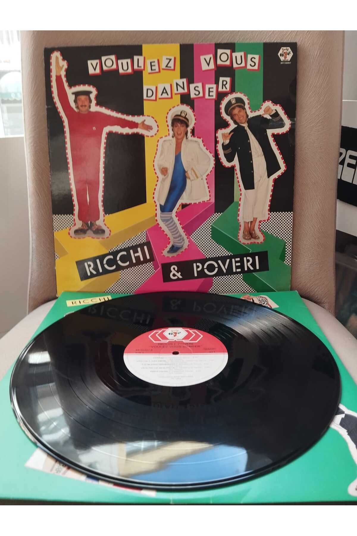 Plakperest Ricchi & Poveri – Voulez Vous Danser - 1983 Belçika Basım - 33 lük LP Plak Albüm-2.el