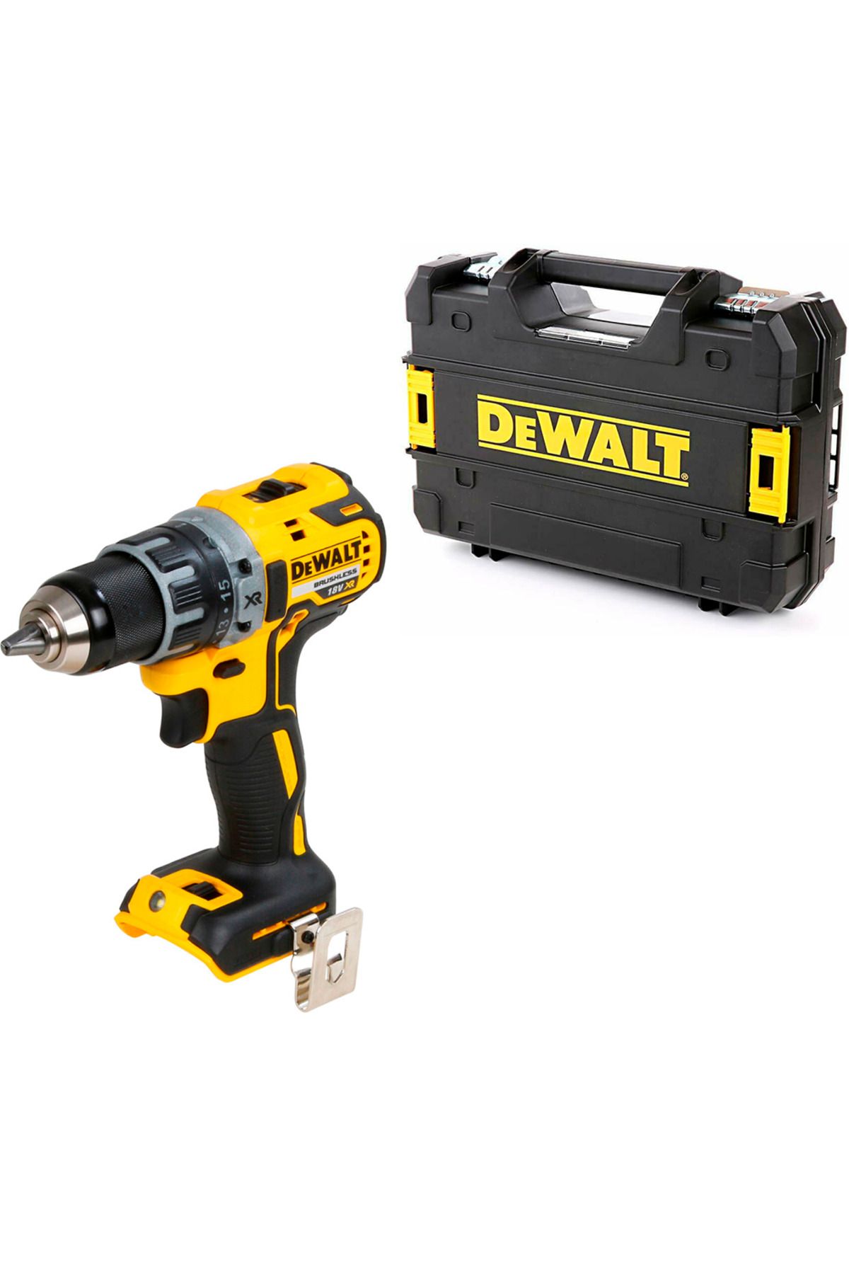 Dewalt DCD791NT Kömürsüz Şarjlı Matkap Aküsüz 18 Volt 70 Nm Tork