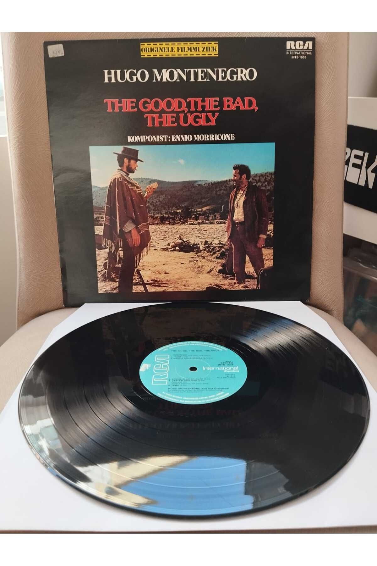 Plakperest Hugo Montenegro ‎– The Good, The Bad, The Ugly - 1976 Hollanda Basım 33 lük LP Plak-2.el