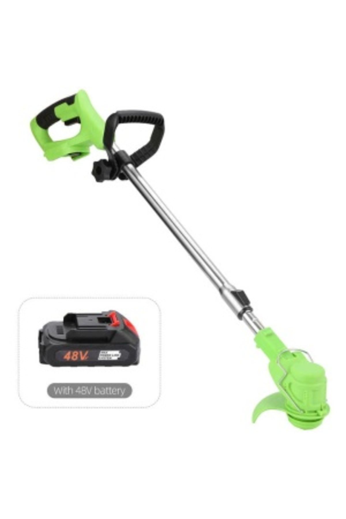OEM-Electric Brushcutter Set, With 2 Batteries, Power 1500 W, With 3 Cutting Angles, With Wheels 5