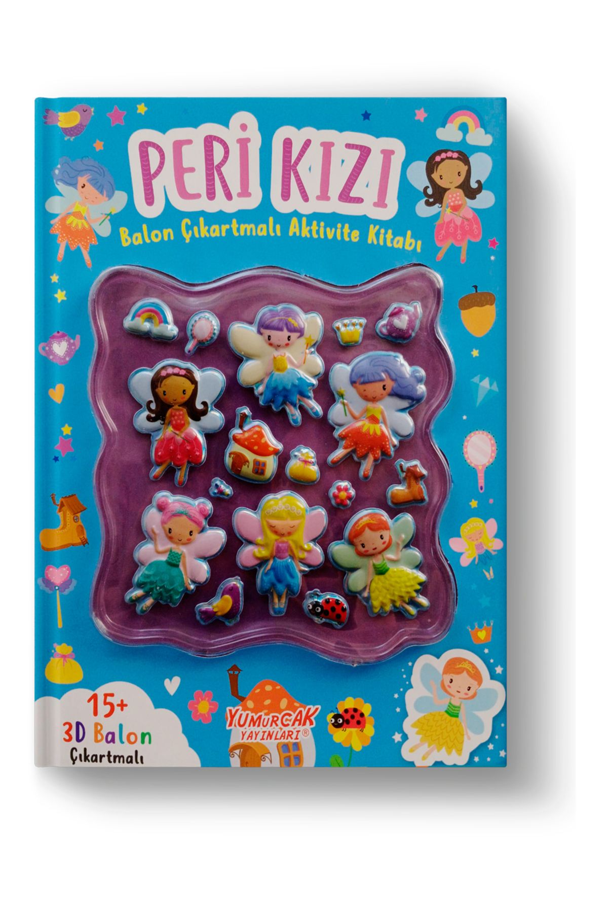 Yumurcak Yayınları Peri Kızı Balon Çıkartmalı Aktivite Kitabı