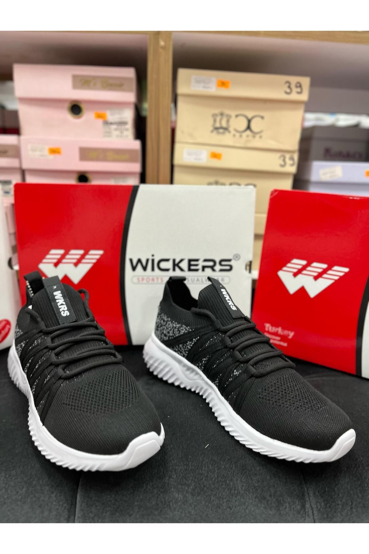 Wickers WİCKERS 2839 SİYAH-BEYAZ ERKEK SPOR AYAKKABI