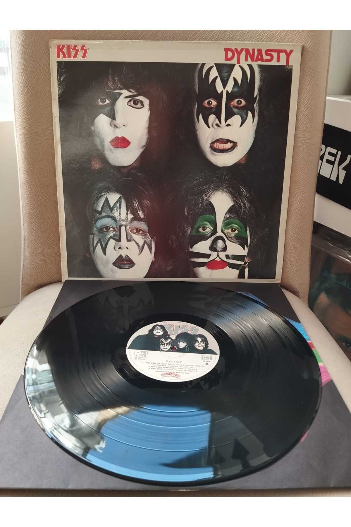 Plakperest Kiss ‎ – Dynasty - 1979 Fransa Basım - 33 lük LP Plak -2.EL
