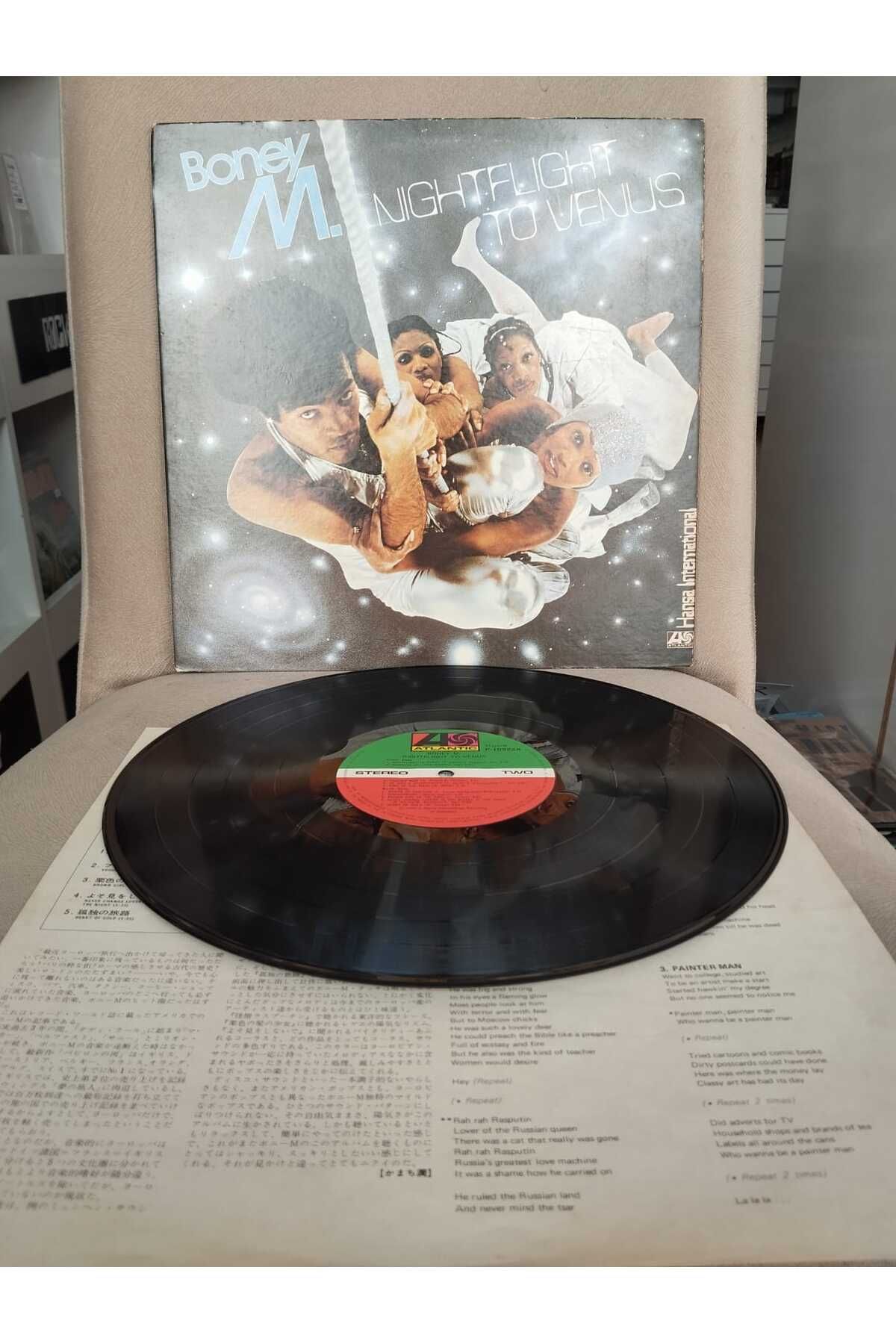 Plakperest Boney M. ‎– Nightflight To Venus - 1978 Japonya Basım 33 Lük LP Albüm Plak-Obi’siz -2.EL