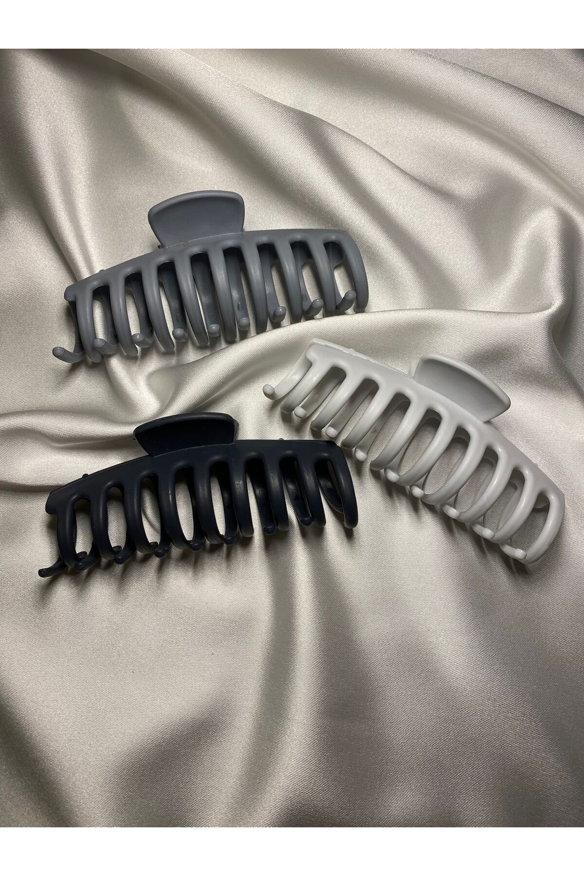 jemilas Üçlü Büyük Boy XL Mandal Toka 11 CM