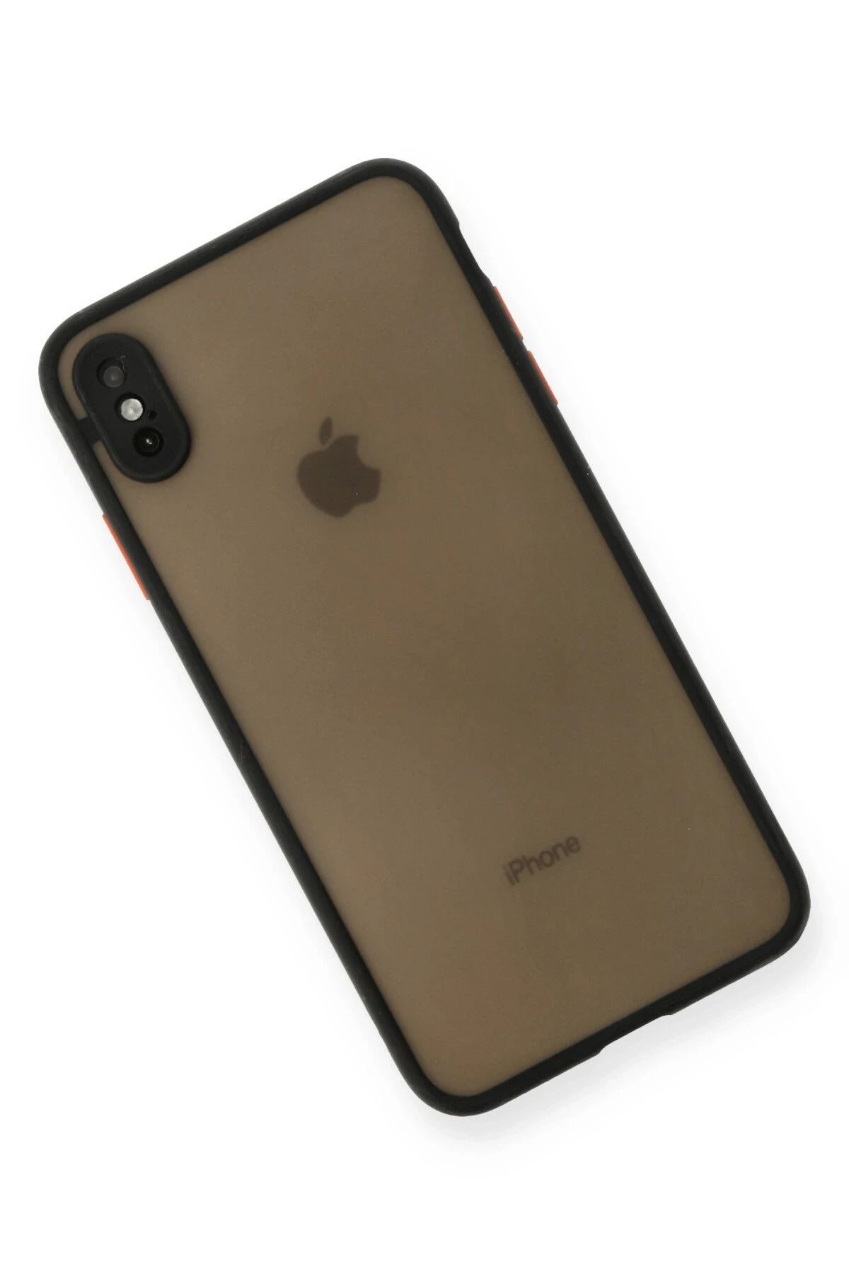 NewFace iPhone X Kılıf Montreal Silikon Kapak - Siyah MRAYD