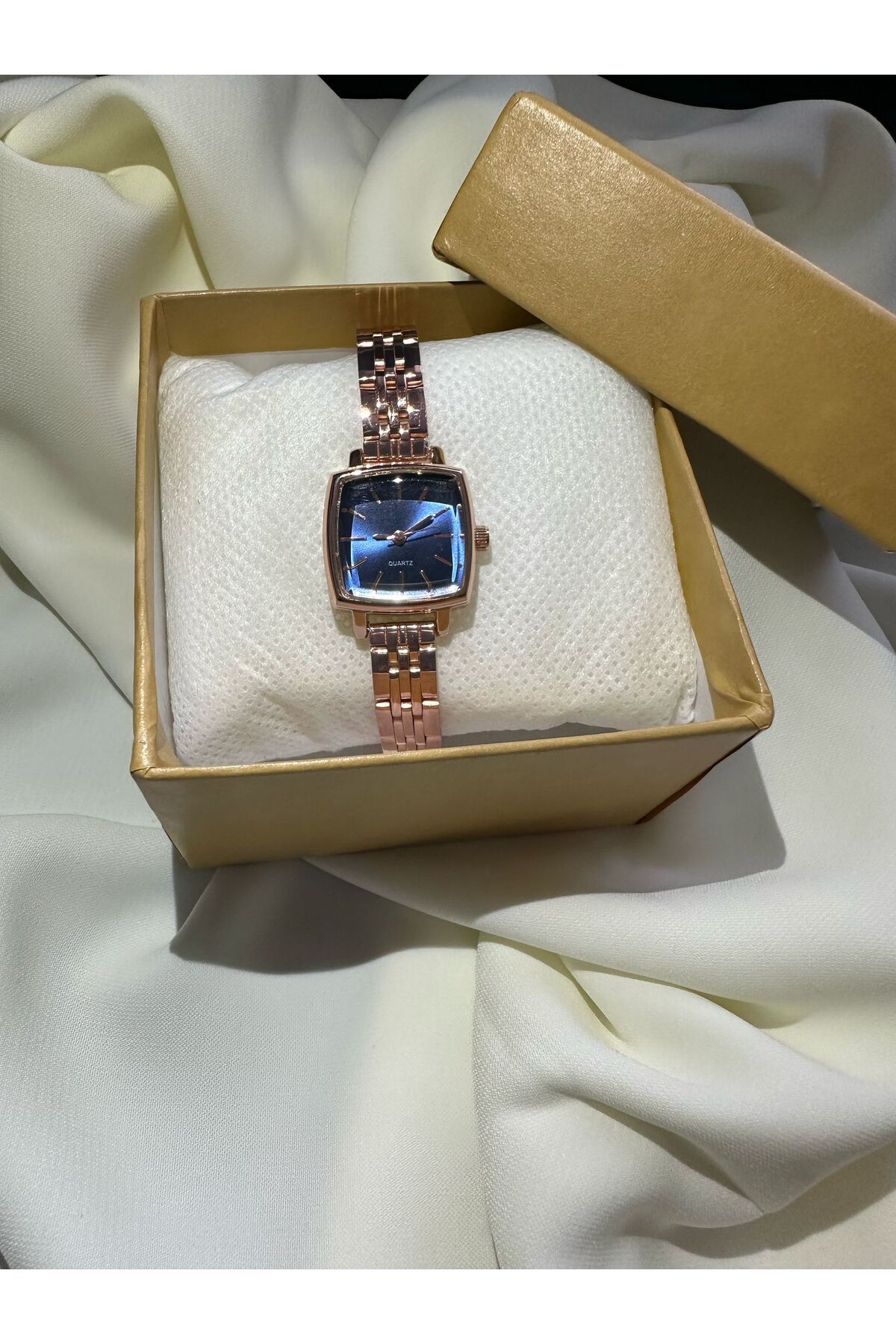 BZK COLLECTION Kare Kasa Çelik Kadın Saati