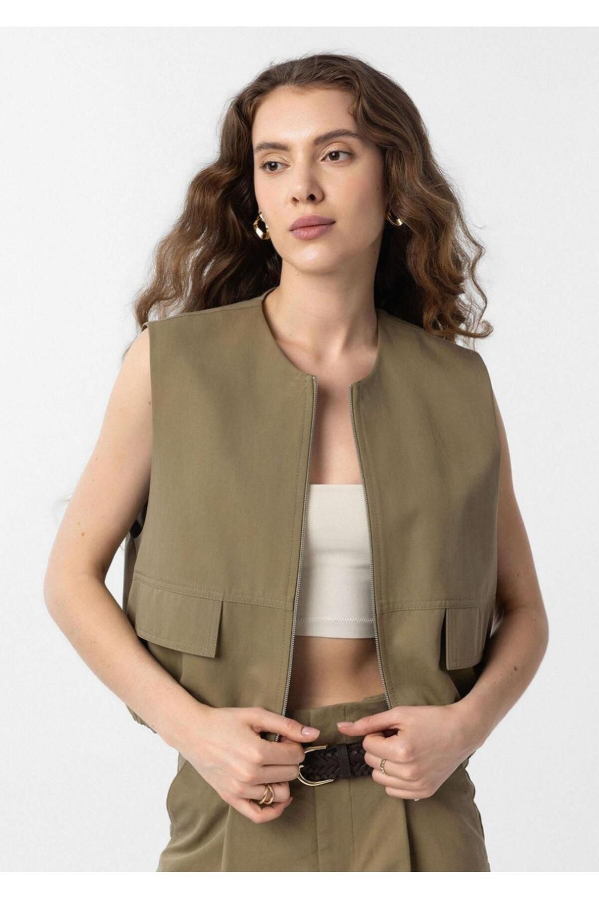 lüx vestimenta Oversize Kadın Yelek