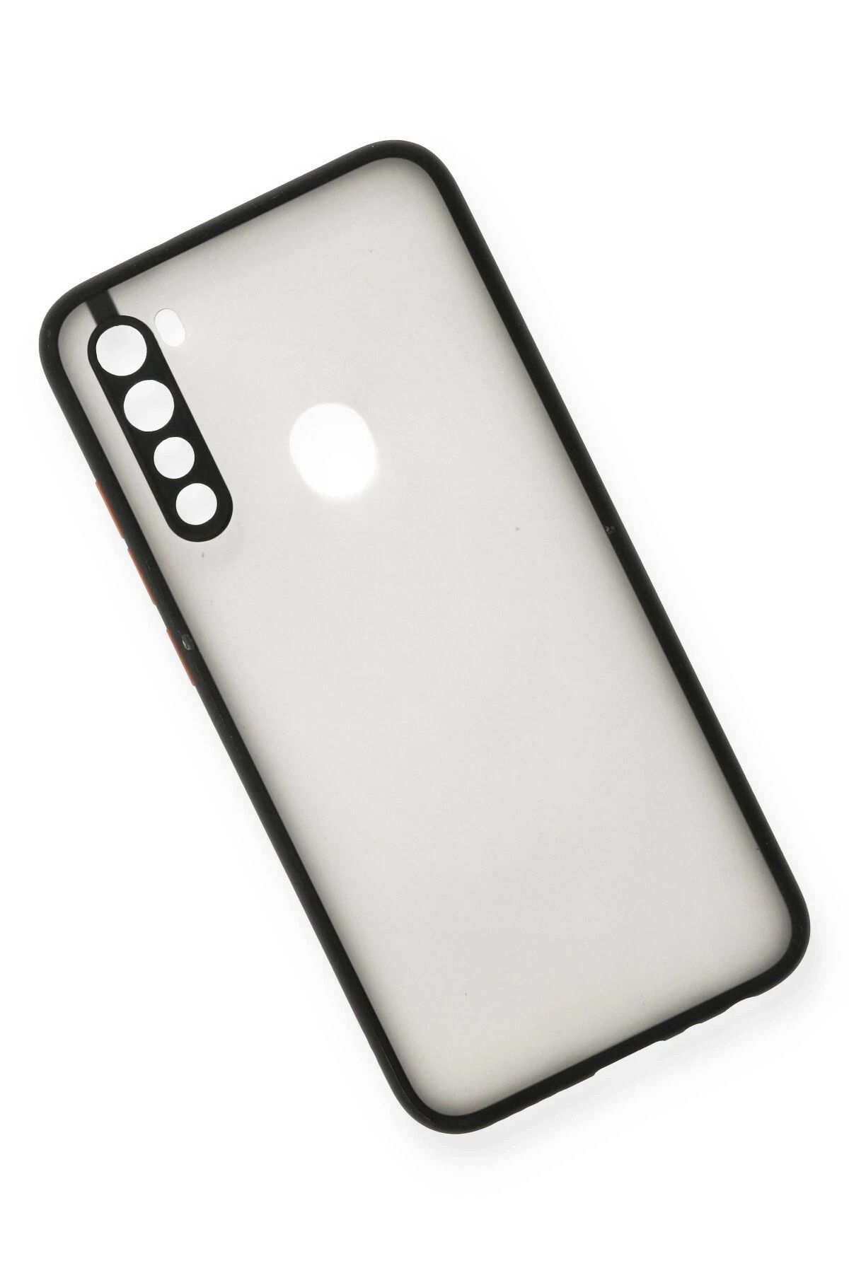 NewFace Xiaomi Redmi Note 8 Kılıf Montreal Silikon Kapak - Siyah MRAYD
