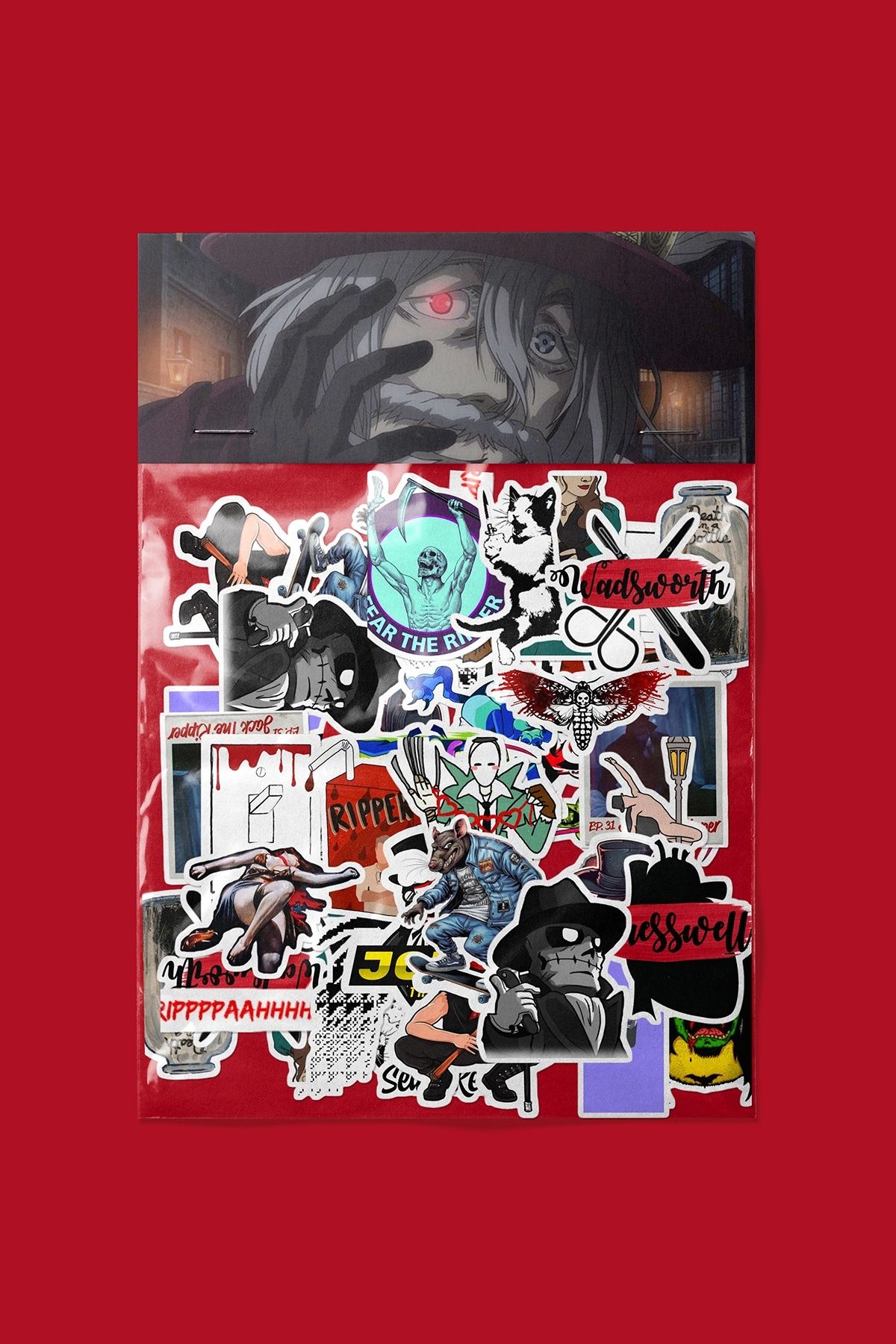 dadi ramba Ripper Sticker paketi -Bullet Journal -Laptop Etiket Çıkartma