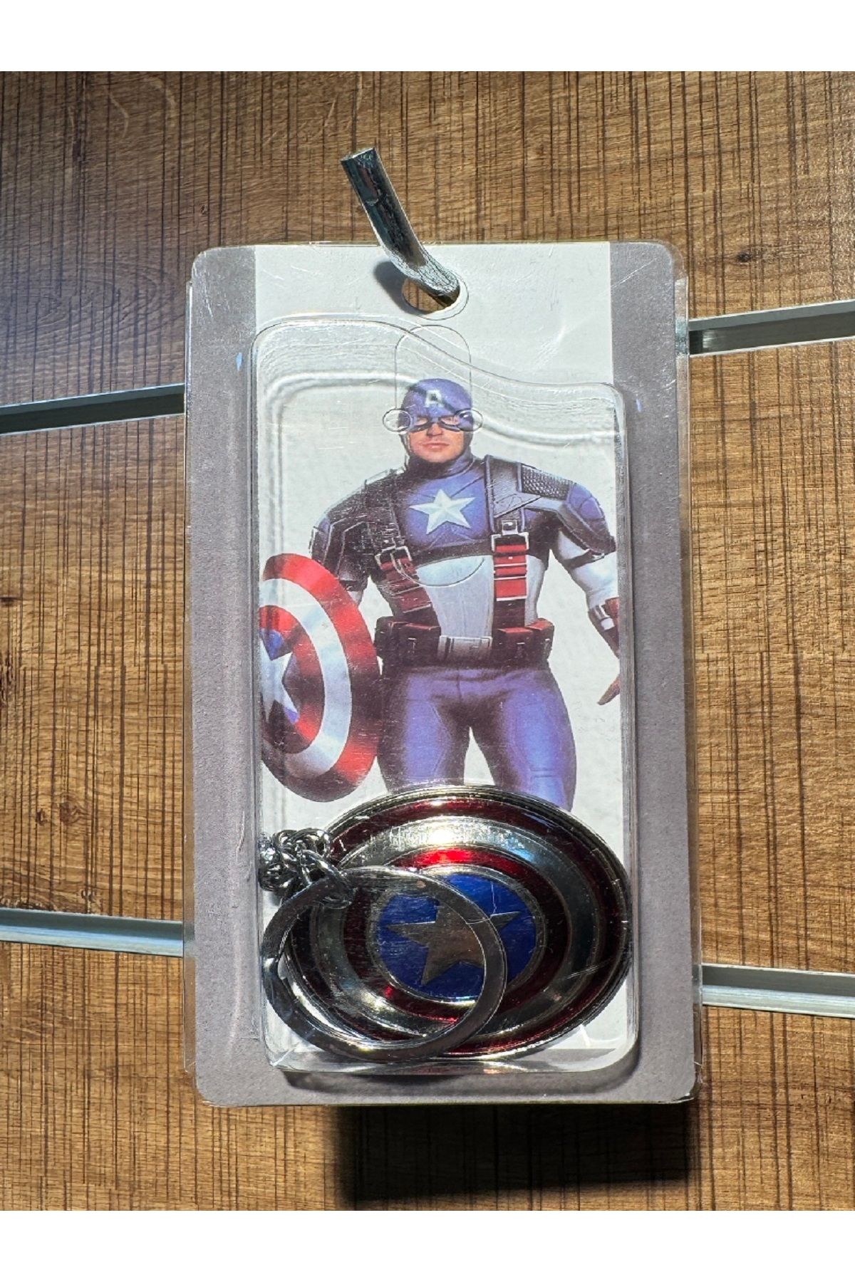 FLATSTORE Captain America Metal Anahtarlık