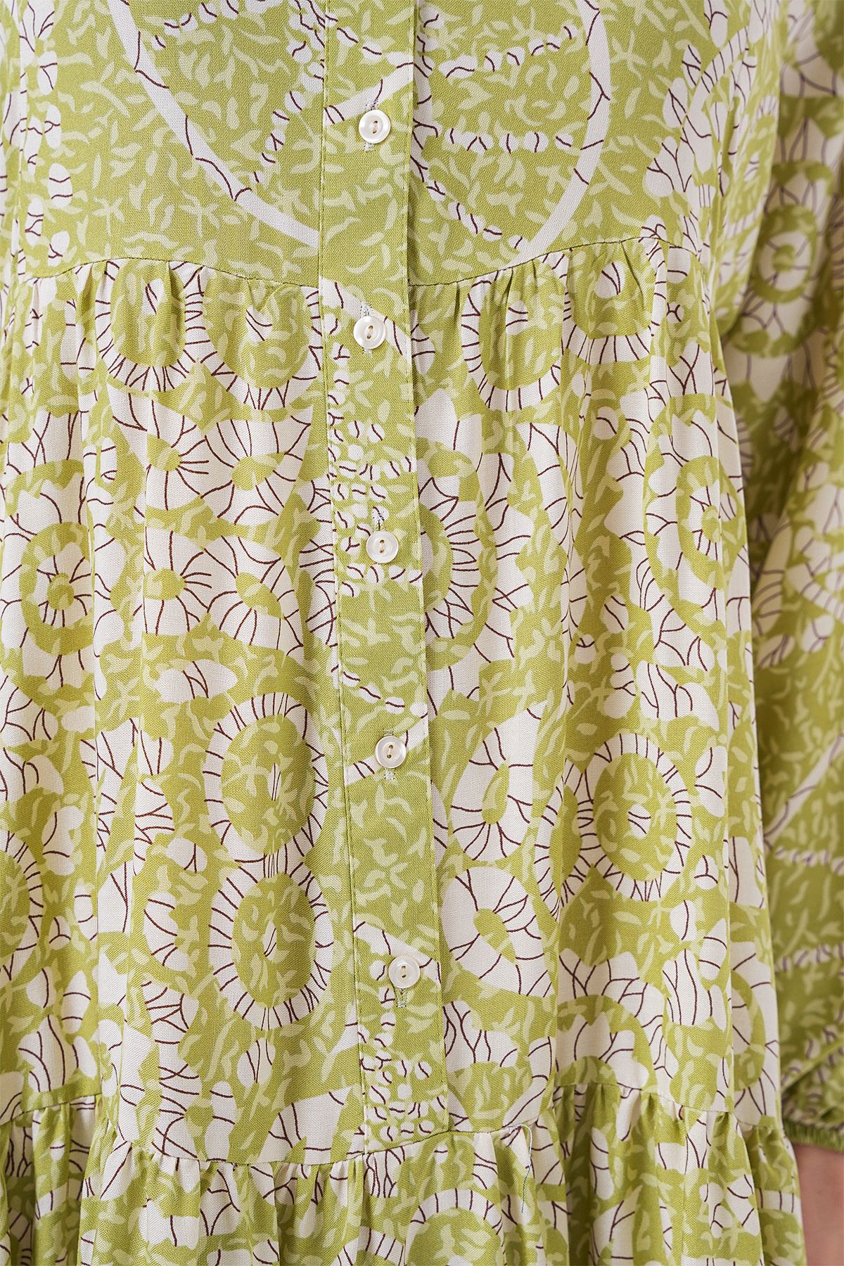 Bigdart-2423 Rochie hijab cu model autentic - verde 8 5