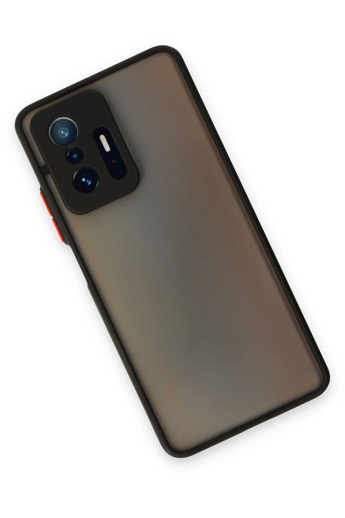 NewFace Xiaomi Mi 11T Pro Kılıf Montreal Silikon Kapak - Siyah MRAYD