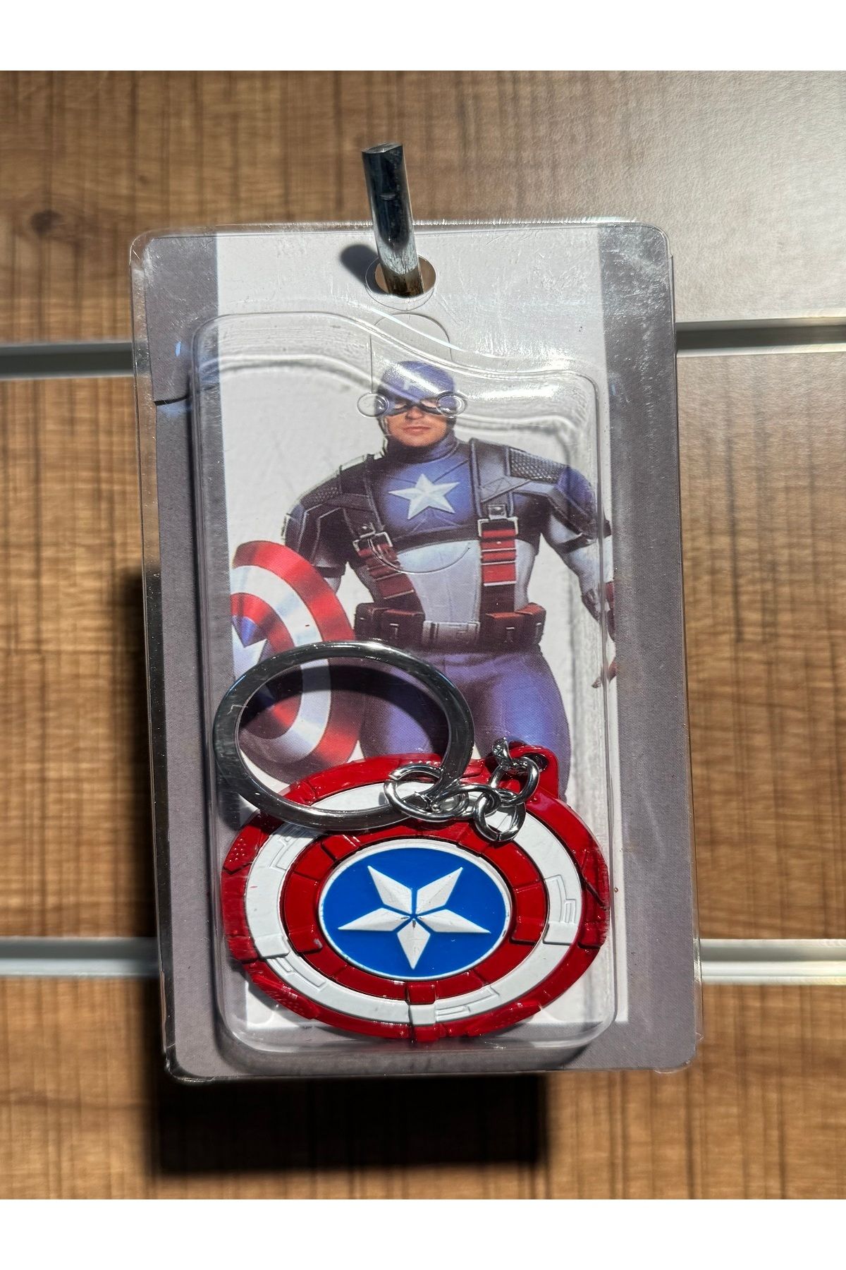 FLATSTORE Captain America Metal Anahtarlık