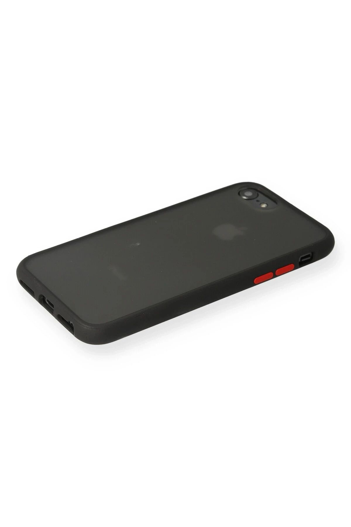 NewFace iPhone 7 Kılıf Montreal Silikon Kapak - Siyah MRAYD