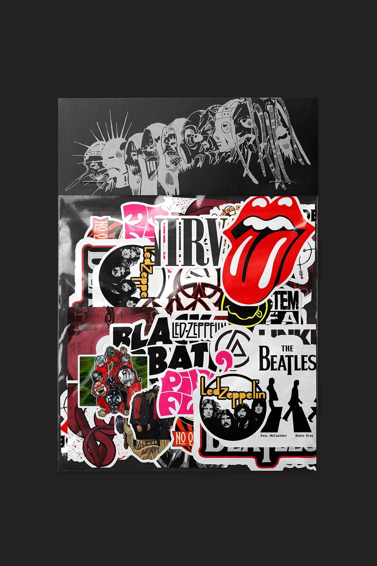 dadi ramba Rock Metal v2 Sticker paketi -Bullet Journal -Laptop Etiket Çıkartma