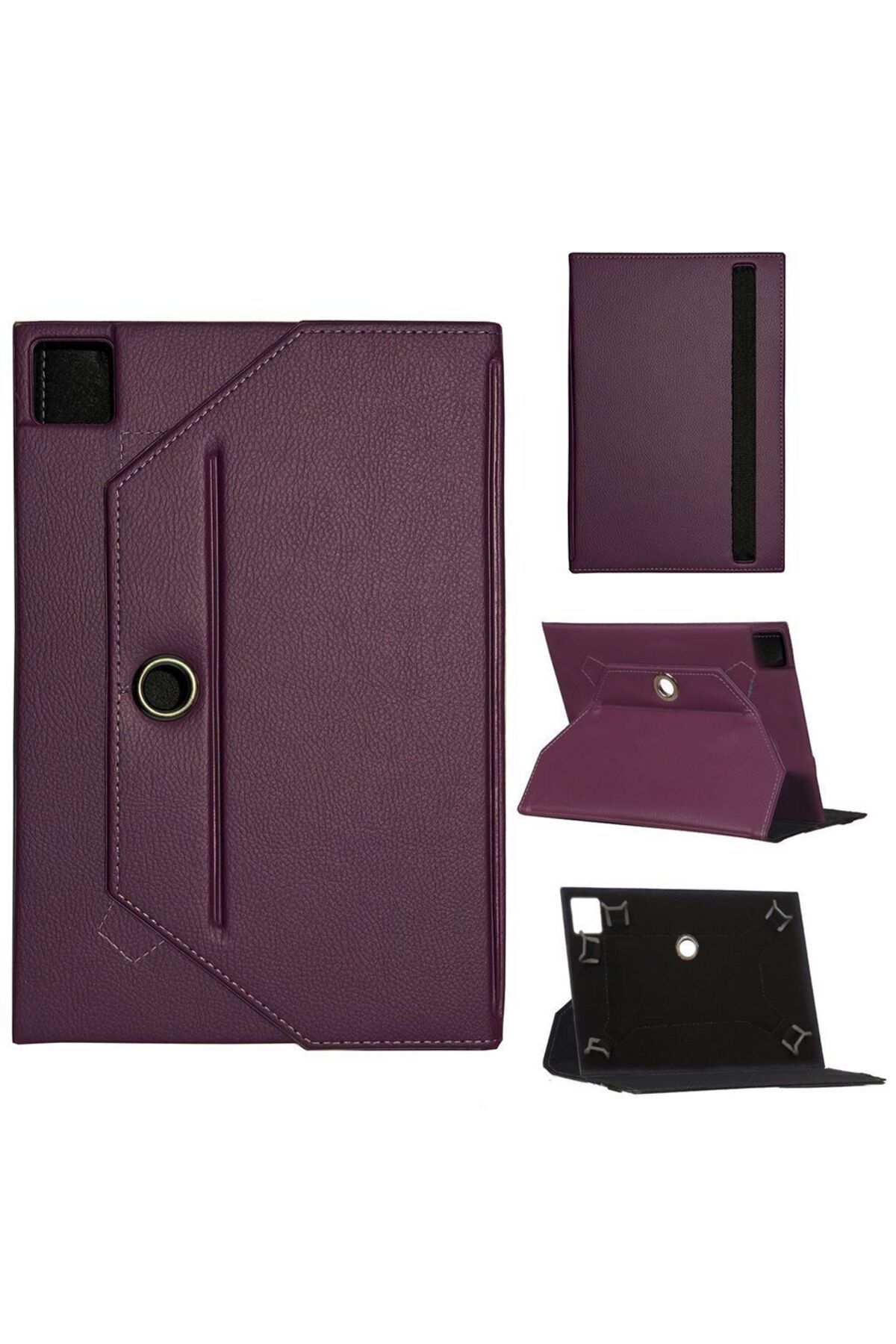 EYKA ELEKTRONİK Samsung Galaxy Tab S7 FE Wi-Fi SM-T733 Universal Standlı Tablet Kılıfı Mor