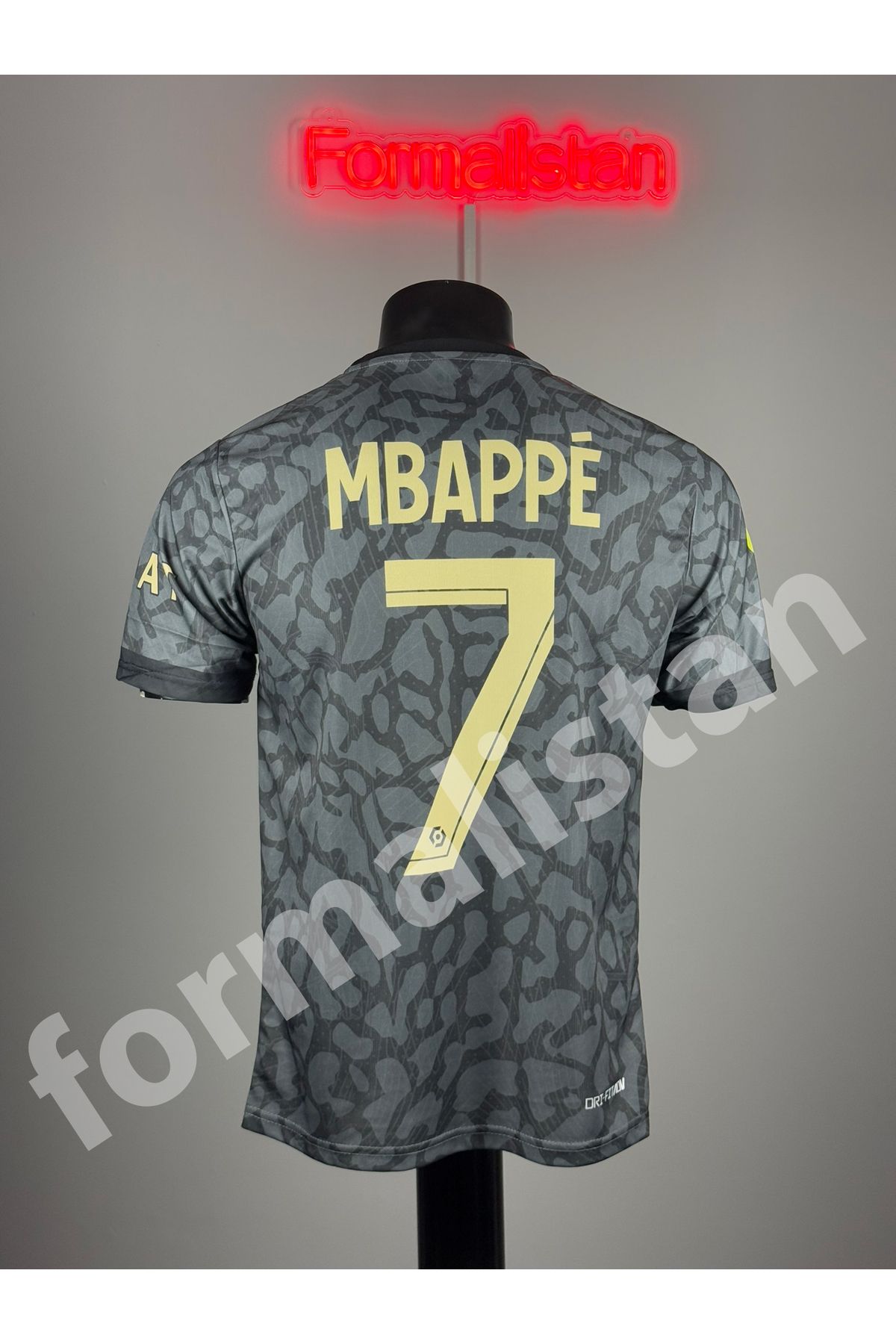 Quaxram Psg Mbappe Futbol Forması - Siyah