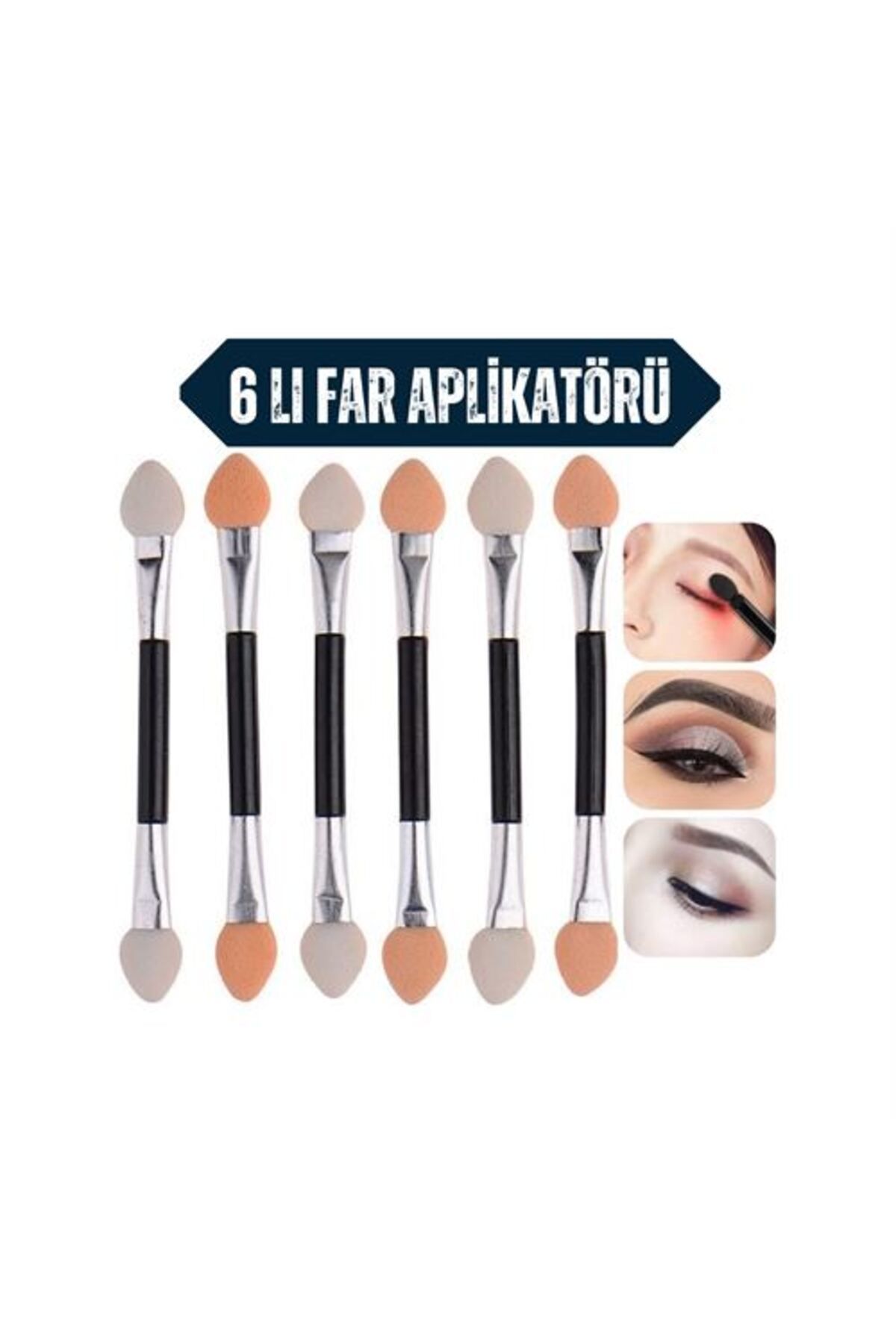 NEZADE STORE Far Aplikatör Göz Makyaj Çubukları 6 ADET