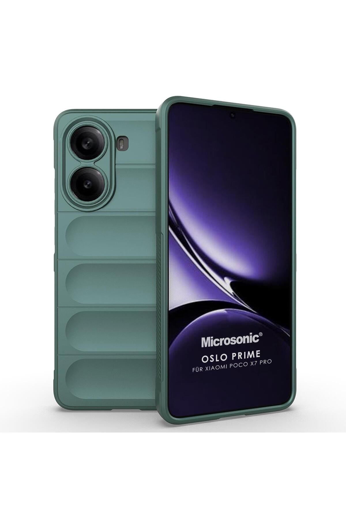 Microsonic Xiaomi Poco X7 Pro Kılıf Oslo Prime Yeşil