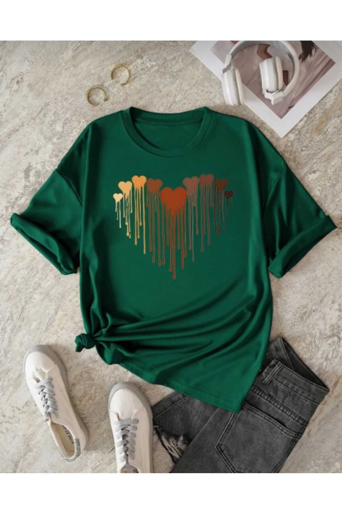 TekTarzz Eriyen Kalpler Baskılı Tasarım Tshirt
