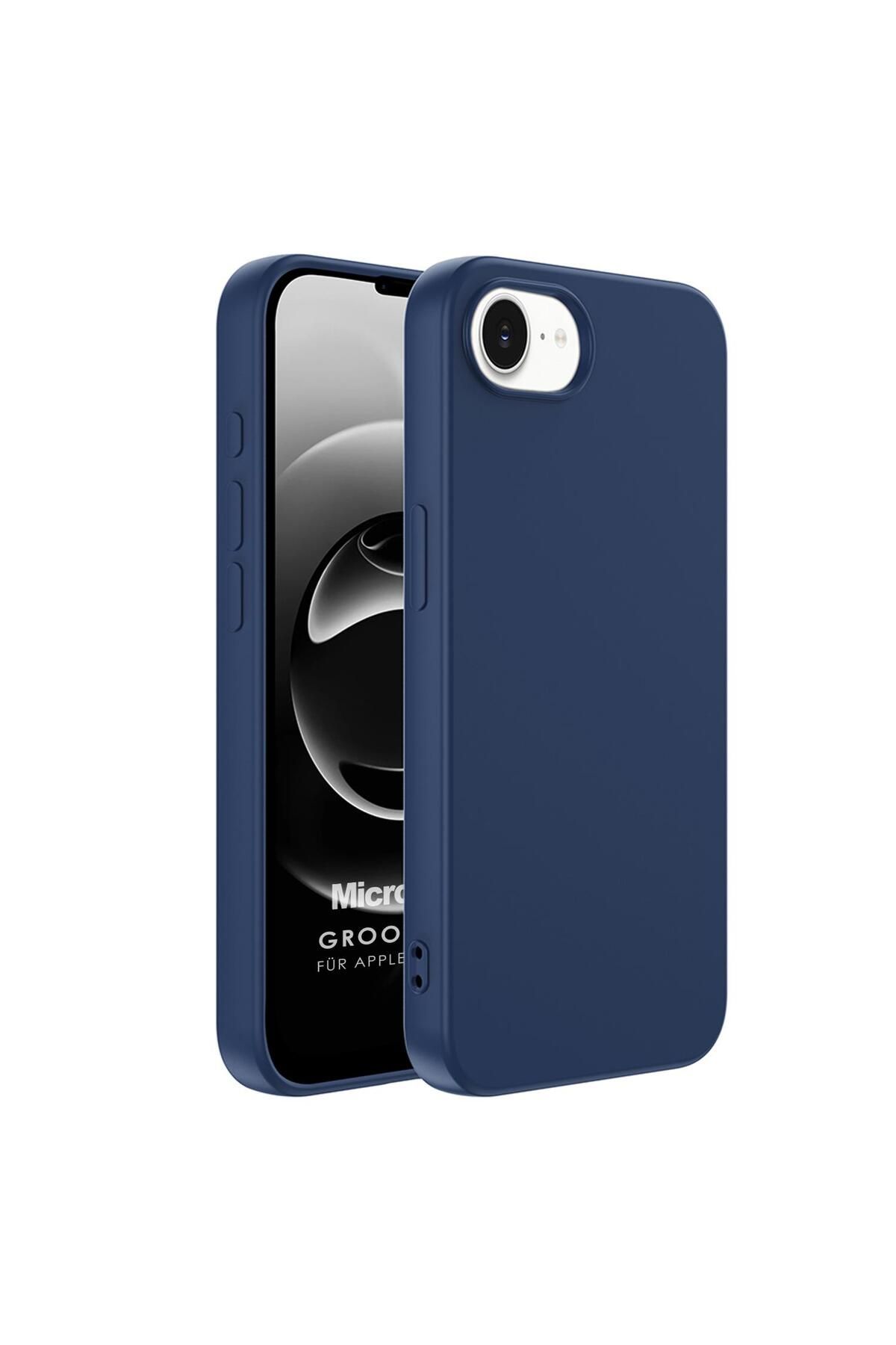 Microsonic Apple iPhone 16e Kılıf Groovy Soft Lacivert