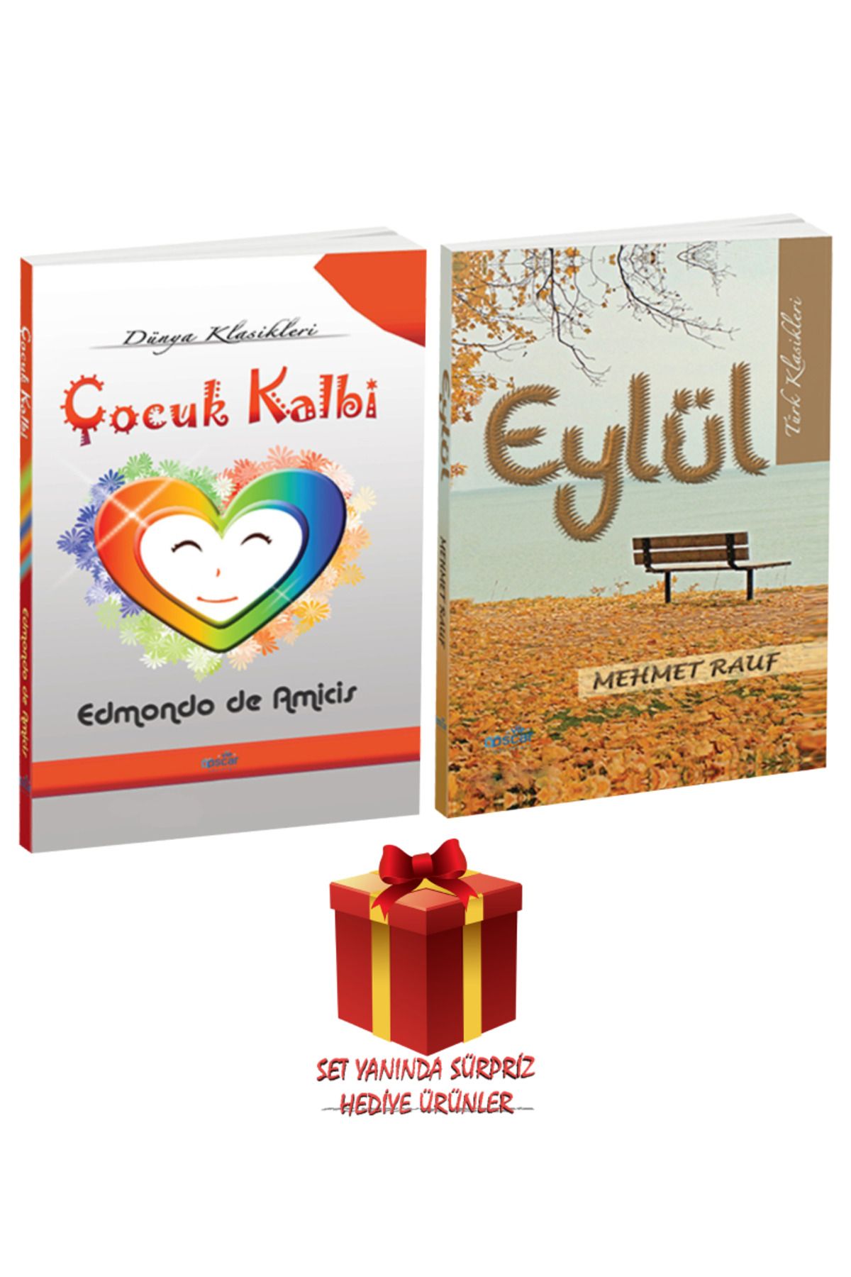 Panem Yayınları Klasik Romanlar: Edmondo de Amicis Çocuk Kalbi + Mehmet Rauf Eylül + Sürpriz Hediye